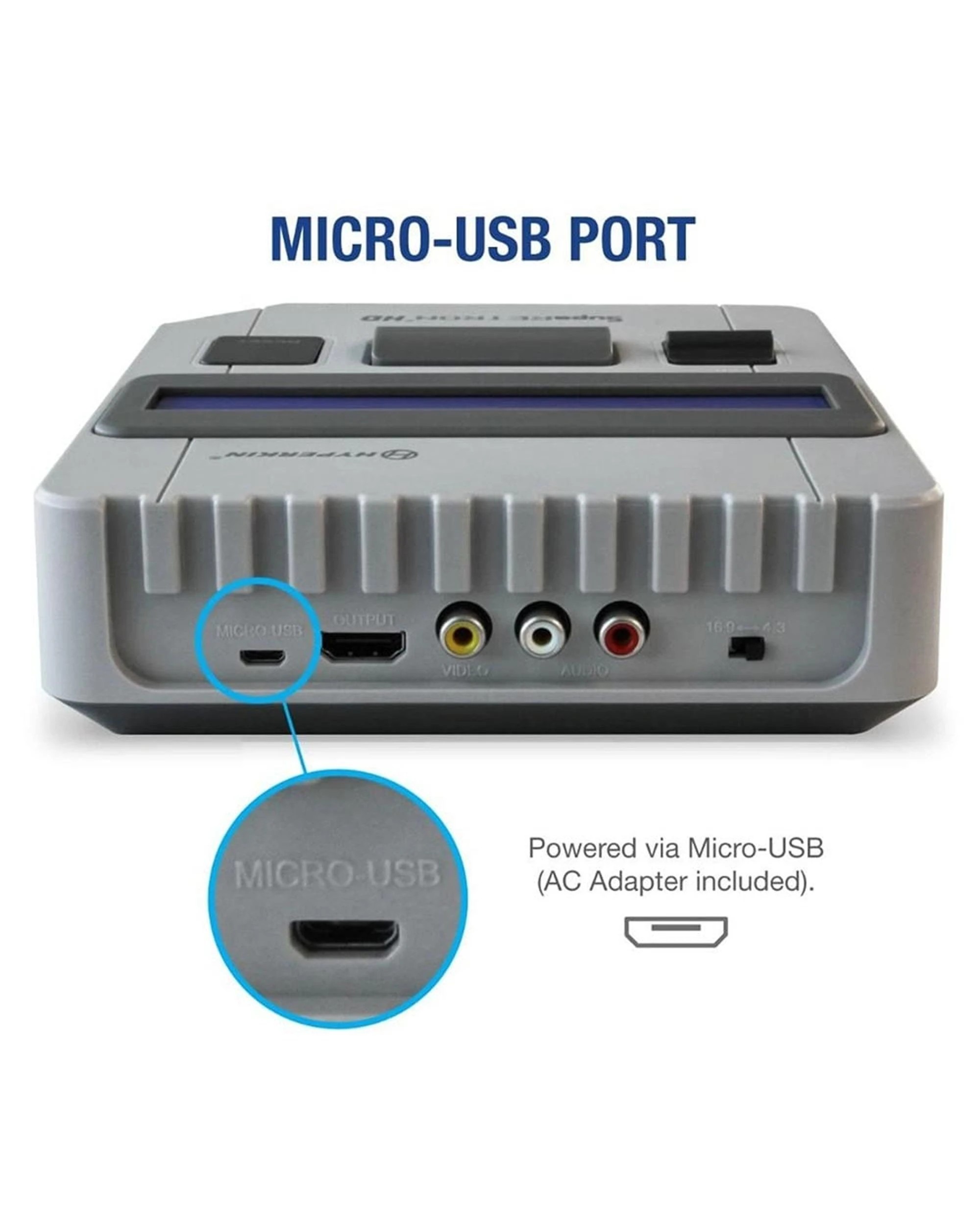 6 Hyperkin SupaRetroN HD Gaming Console - Grey, 6 of 9