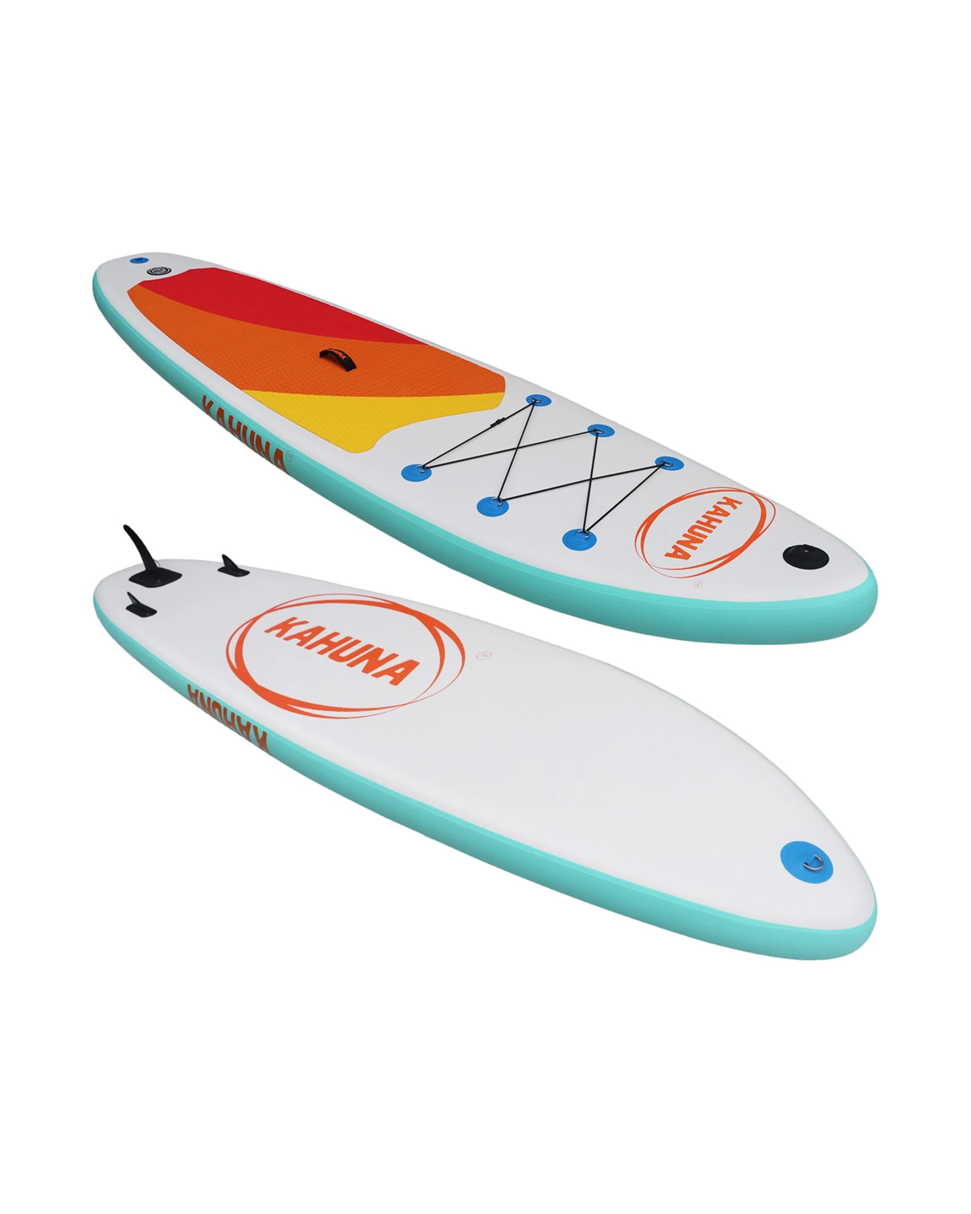 8 Kahuna Hana Inflatable Stand Up Paddle Board 11FT SUP Paddleboard with oump - White, 8 of 9