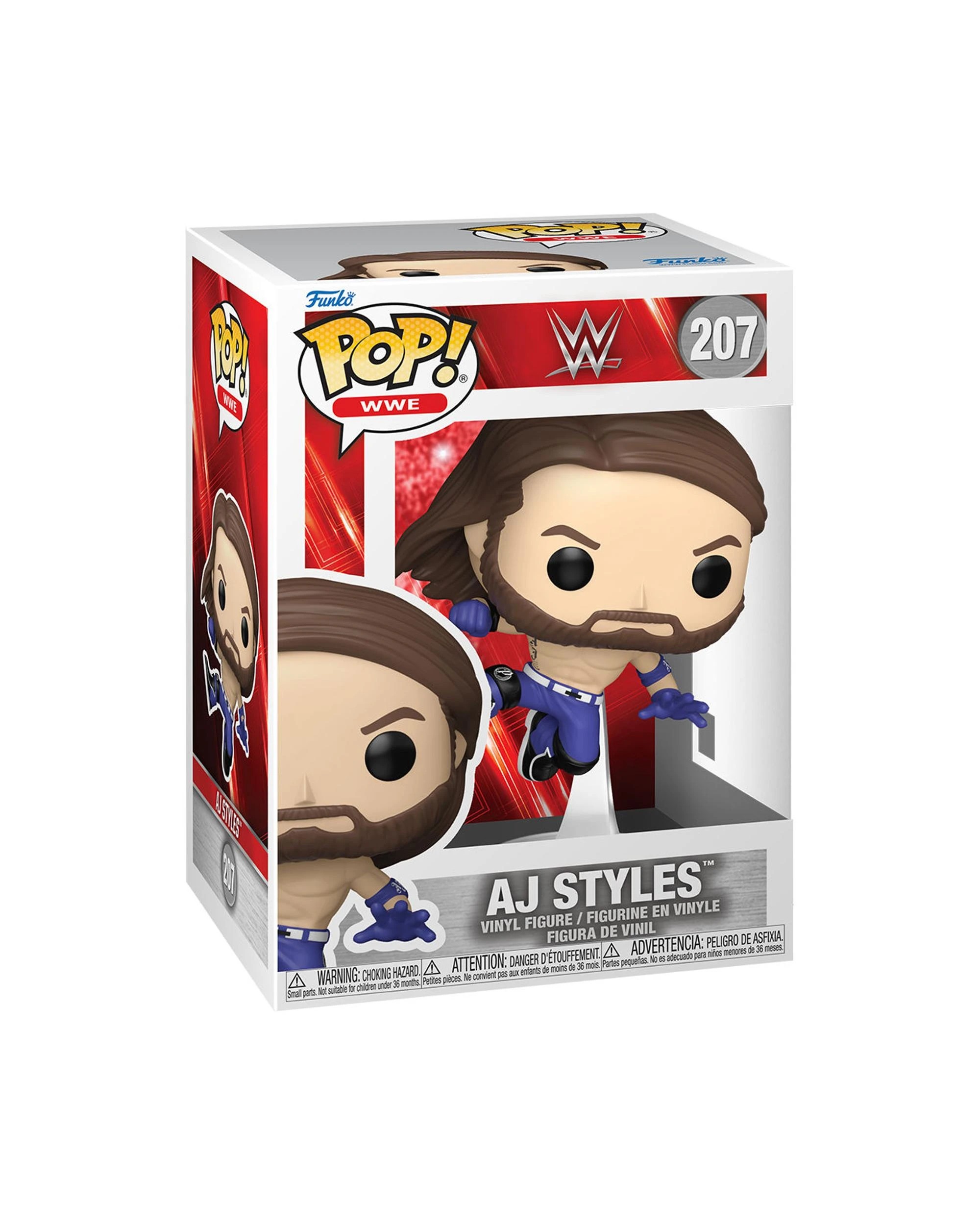 3 WWE AJ Styles Funko POP! Vinyl, 3 of 3