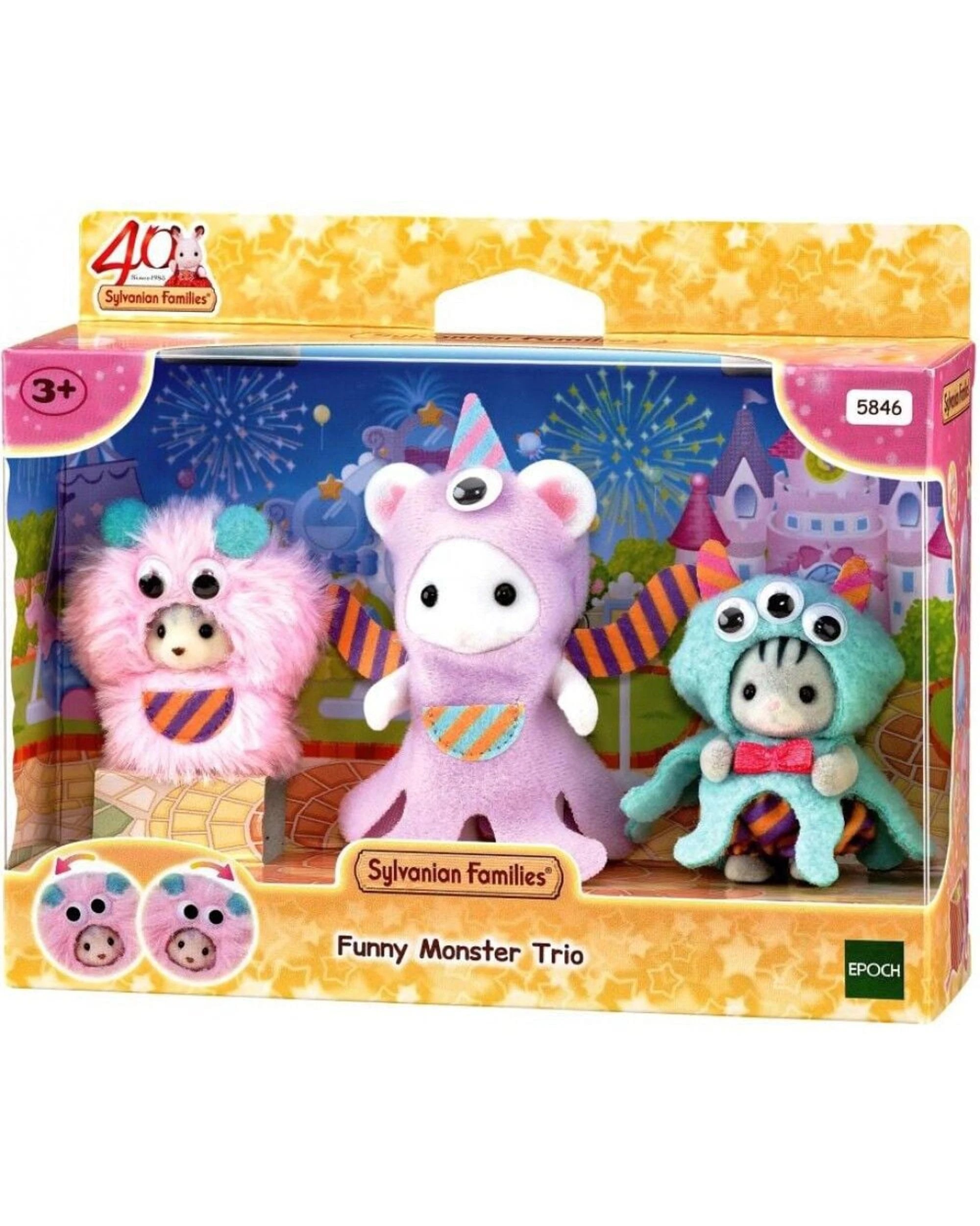 1 Sylvanian Families Funny Monster Trio - 5846, 1 of 3