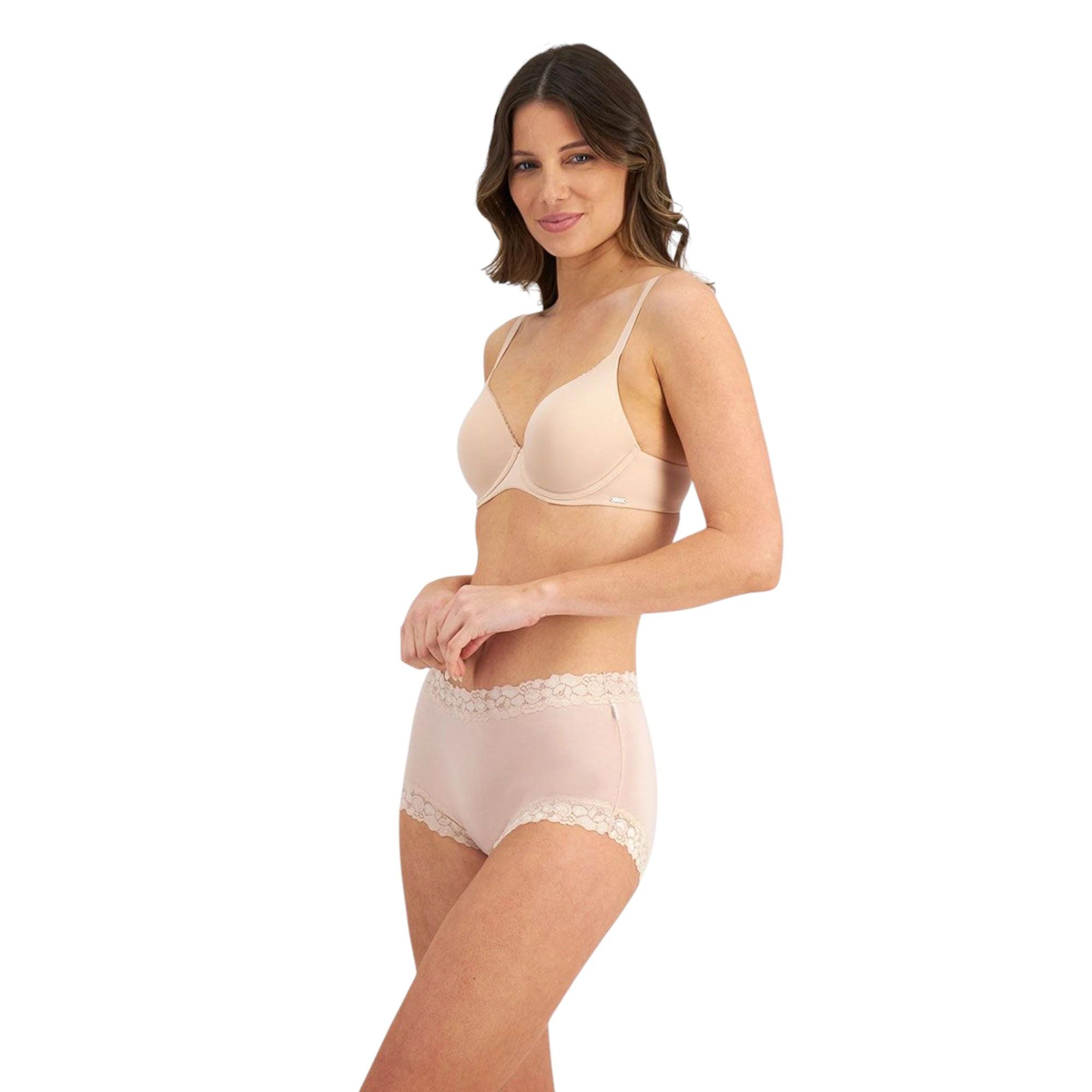 2 Jockey 3 Pack Womens Parisienne Bamboo Full Brief Underwear DUSK, 2 of 5