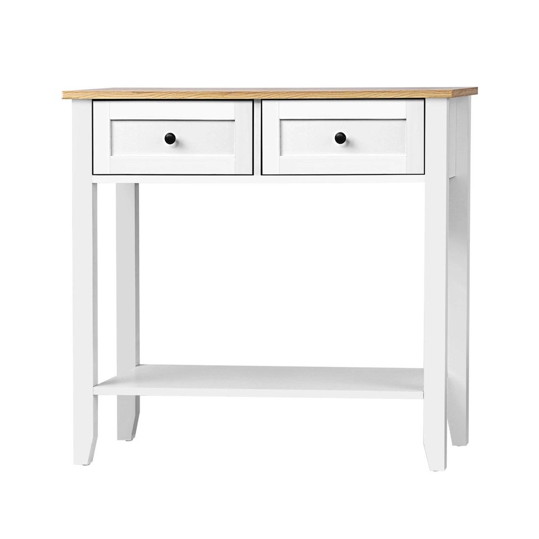 1 Oikiture Console Table Hallway Entry 2 Drawers Hall Side Display Shelf Desk
 - Multi, 1 of 9