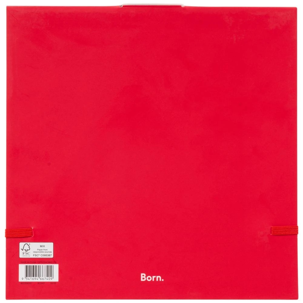 4 Born 9x9" Adult Colouring Book Mandala, 4 of 4