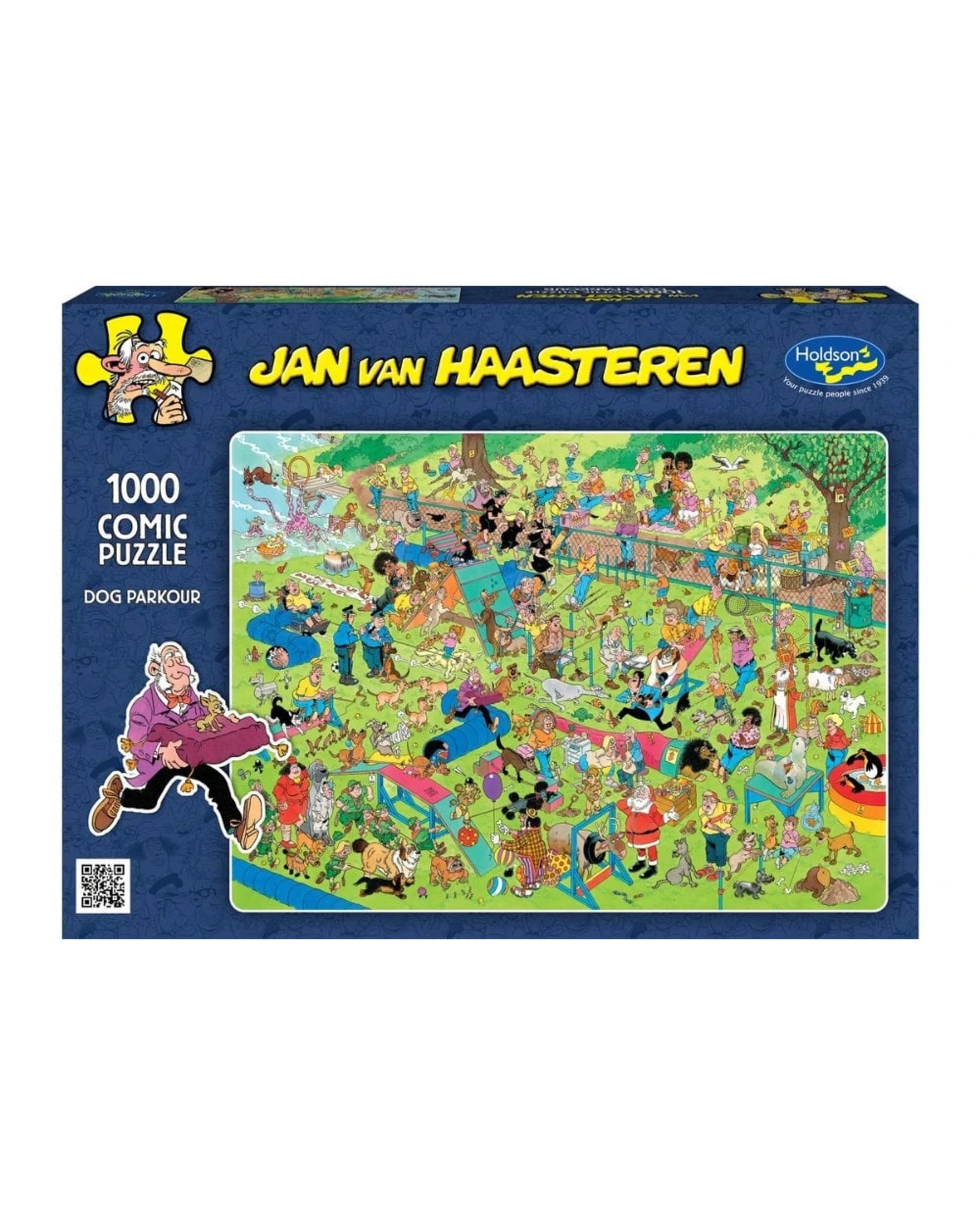 3 Jan Van Haasteren Dog Parkour 1000 Piece Jigsaw Puzzle, 3 of 3