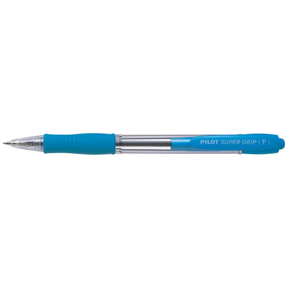 1 PILOT BPGP Super Grip Fine Ballpoint Pen Light Blue, 1 of 1