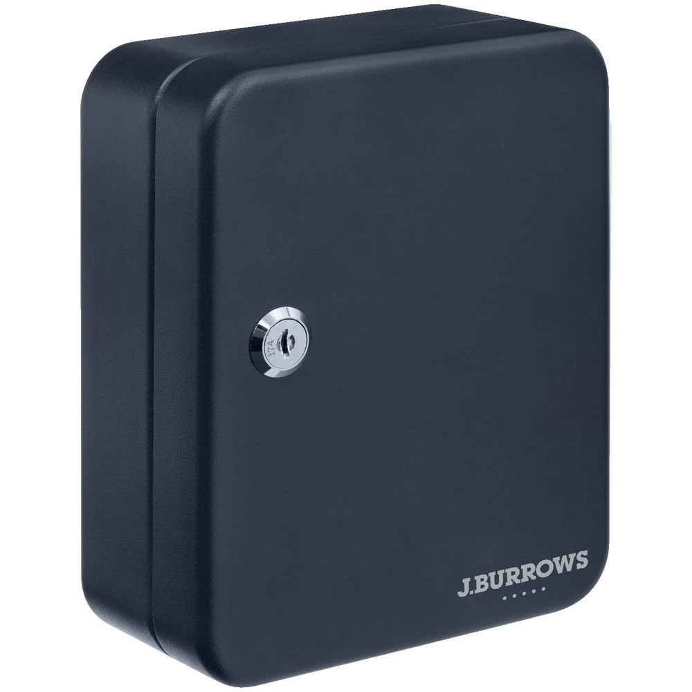 2 J.Burrows Key Cabinet with 20 Key Capacity Black, 2 of 2