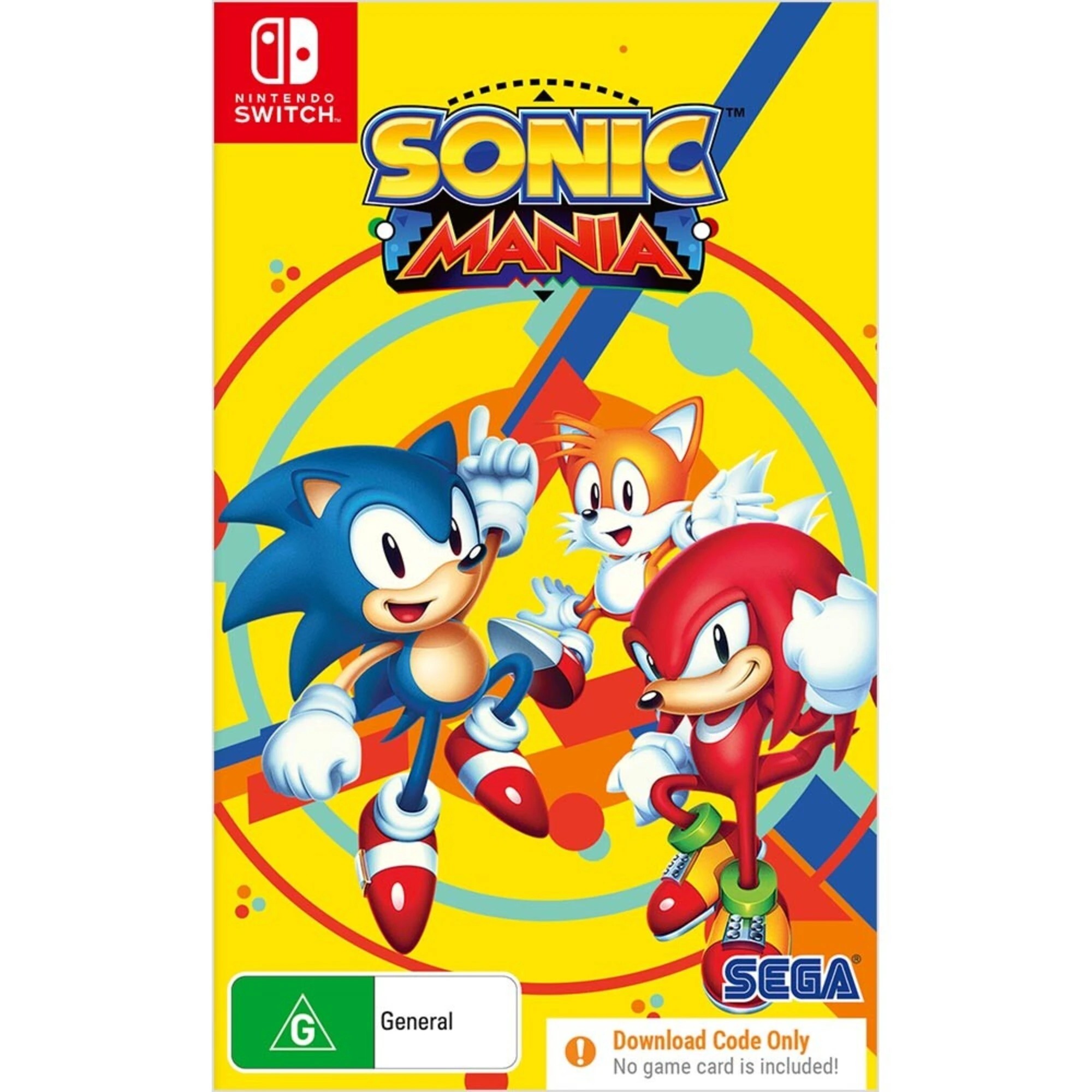 1 Sonic Mania (Code-In-A-Box), 1 of 1