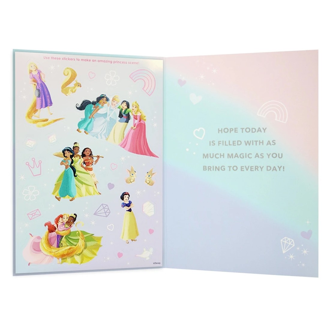 2 Hallmark Daughter Birthday Card - 3 Disney Princesses, 2 of 3