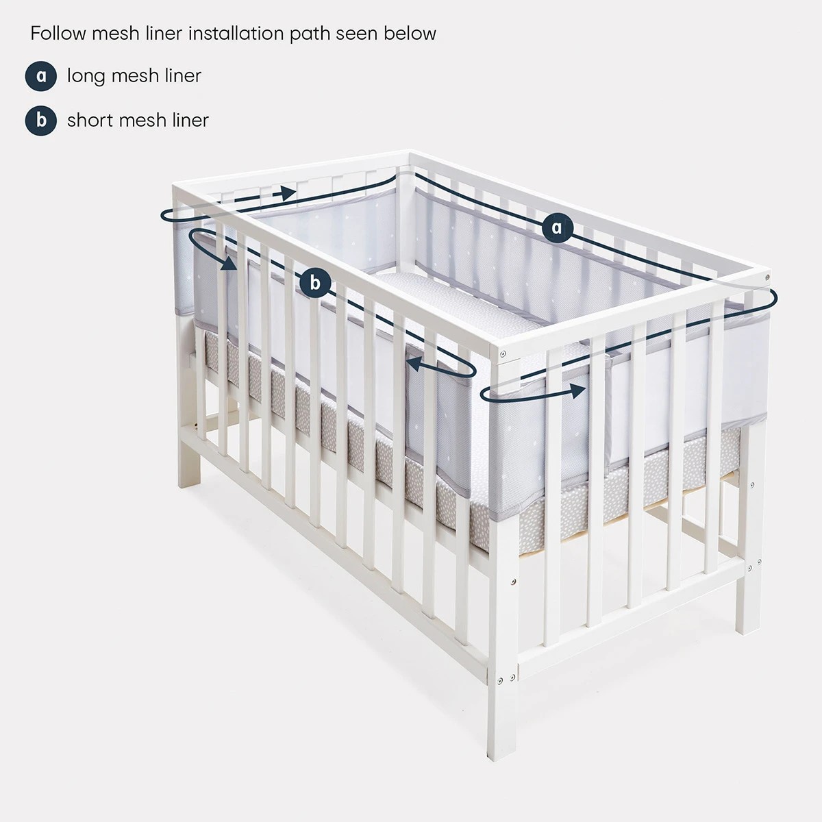 9 2 Piece Mesh Cot Liner, 9 of 10