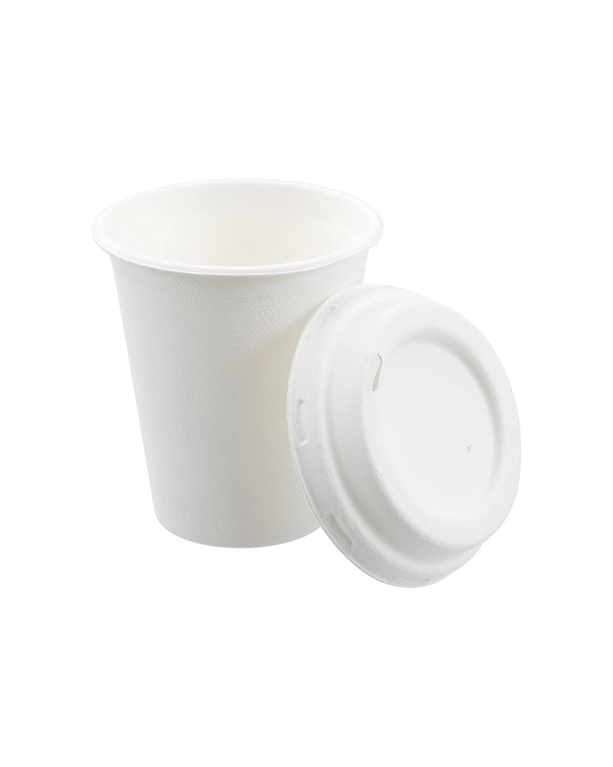 2 15pk Lemon & Lime 250ml Eco Sugarcane Coffee Cup W/ Lid  Sip Mug - Assorted, 2 of 5