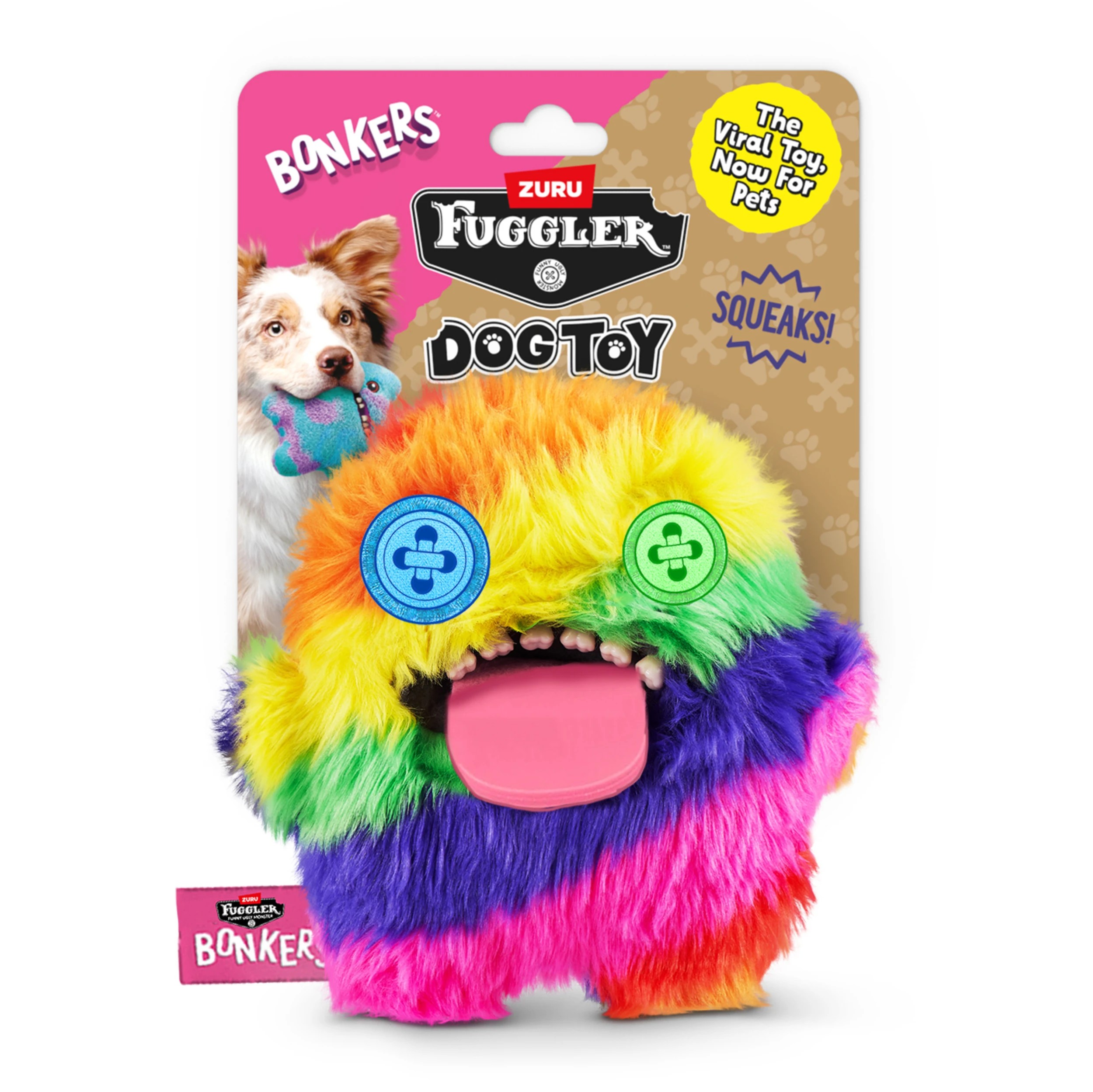 1 Zuru Fuggler X Bonkers Oogah Boogah Dog Toy, 1 of 5