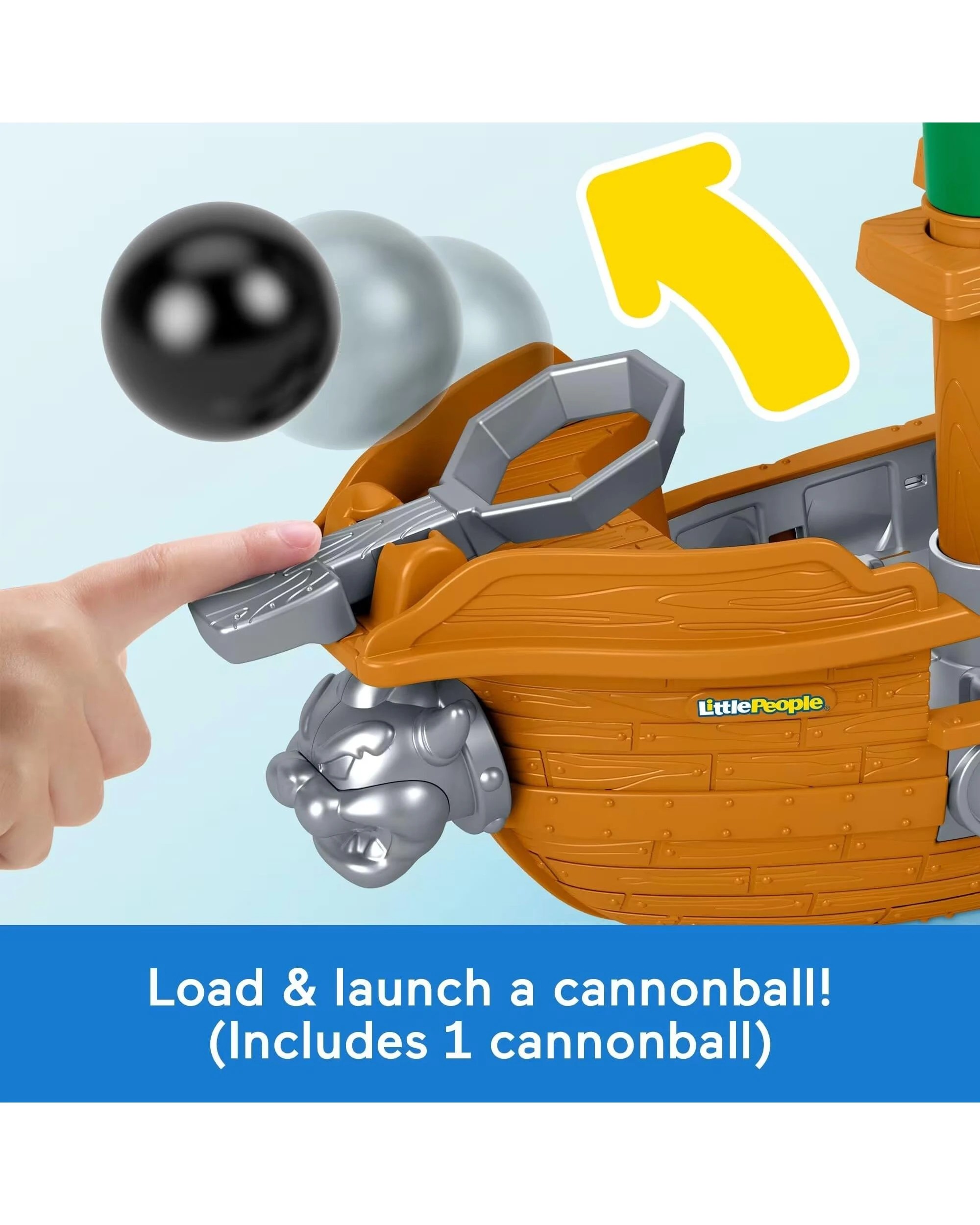 4 Fisher-Price Little People My Mario Bowser's Airship Playset, 4 of 6
