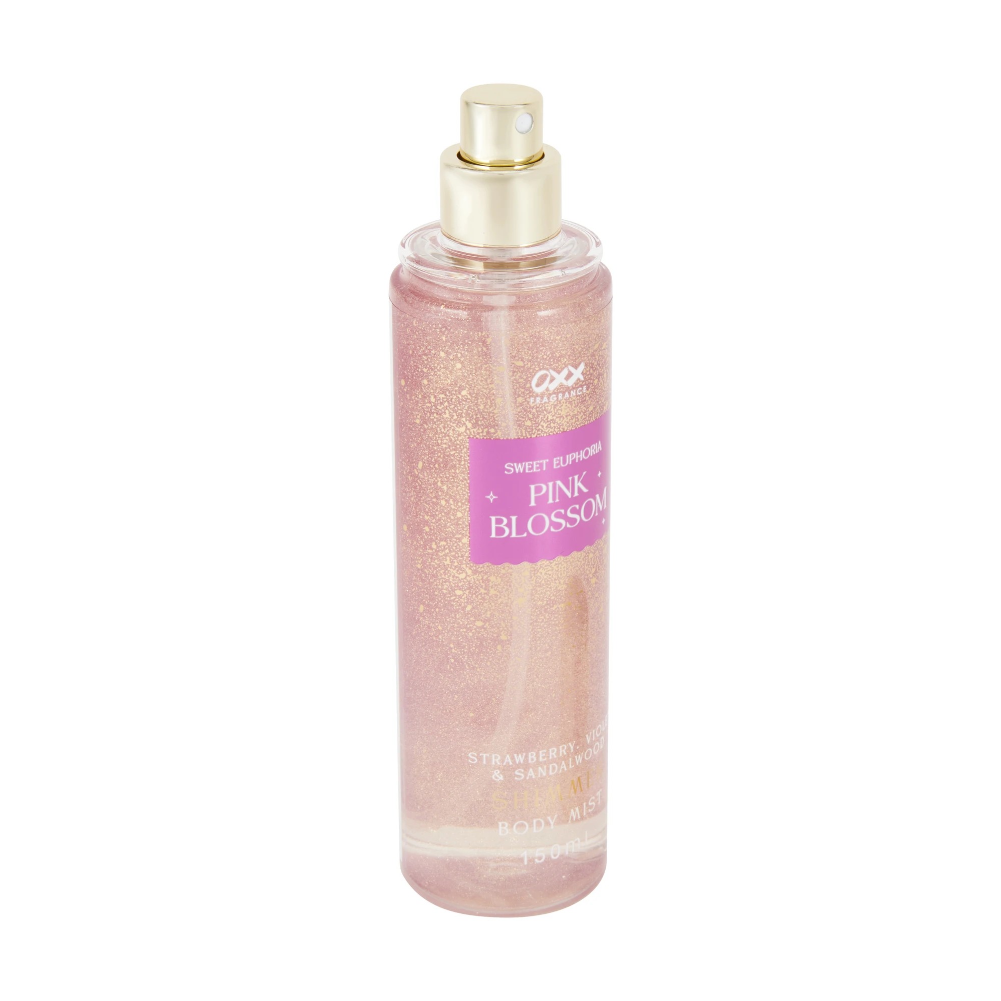 2 OXX Fragrance Sweet Euphoria Pink Blossom Shimmer Body Mist 150ml - Strawberry, Violet and Sandalwood, 2 of 4