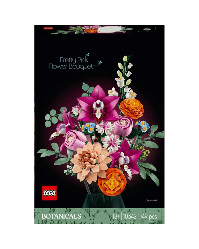 LEGO Botanicals Pretty Pink Flower Bouquet 1