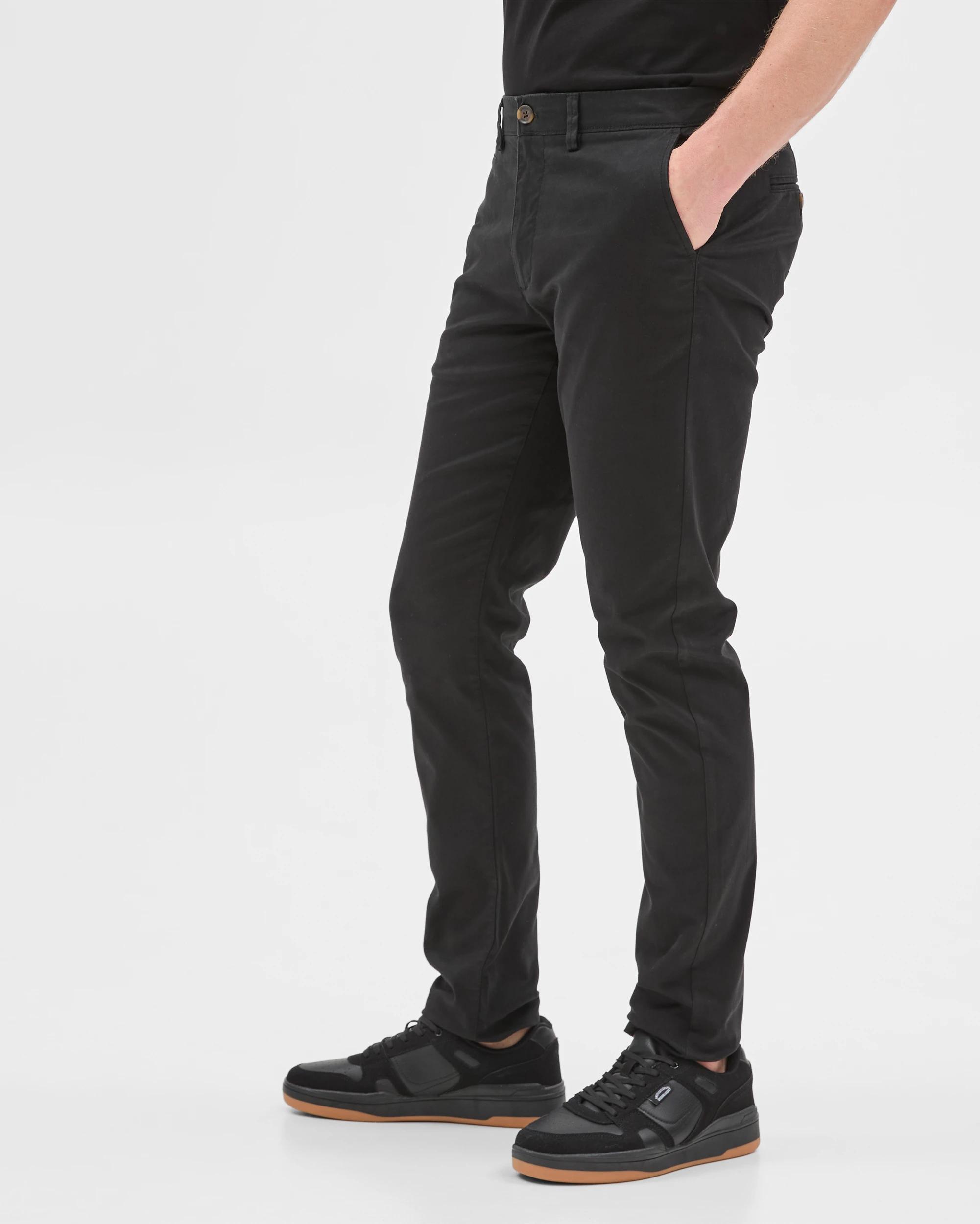 5 Target Australian Cotton Slim Chino Pants BLACK, 5 of 7