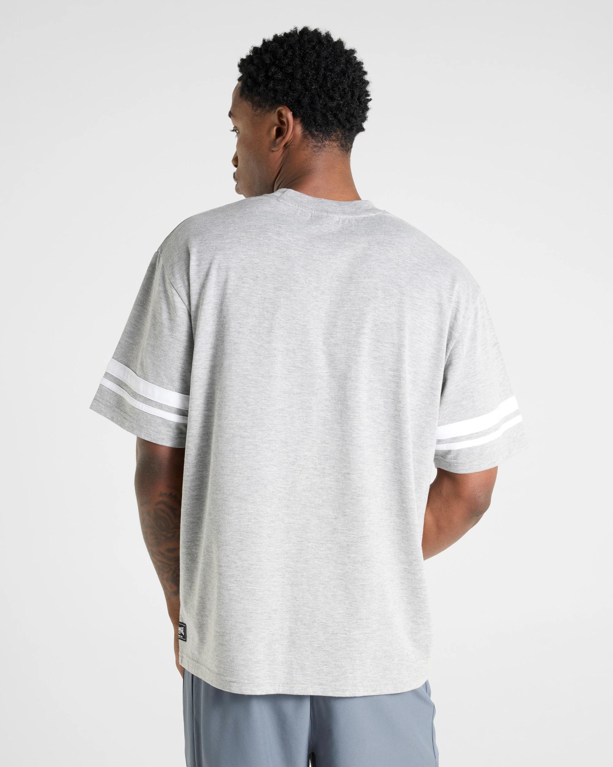 2 Varsity Short Sleeve T-shirt - Lonsdale London GREY, 2 of 5