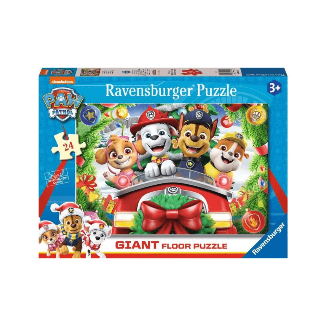1 Ravensburger Paw Patrol Christmas 24 Piece Giant Jigsaw Puzzle, 1 of 2