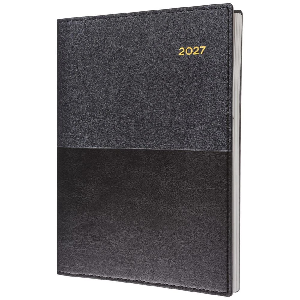 2 Collins Vanessa A4 Week to View 2027 Diary Black, 2 of 4