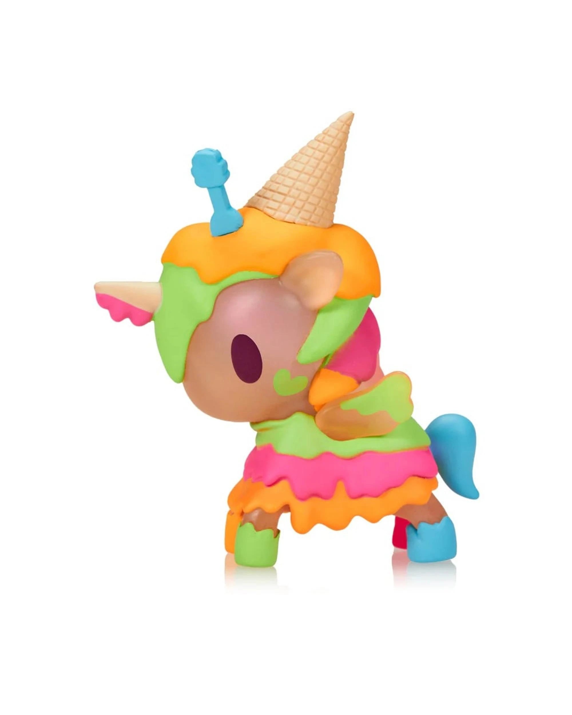 4 Tokidoki Unicorno Ice Cream Shop Neon Melty Limited Edition Figure, 4 of 4