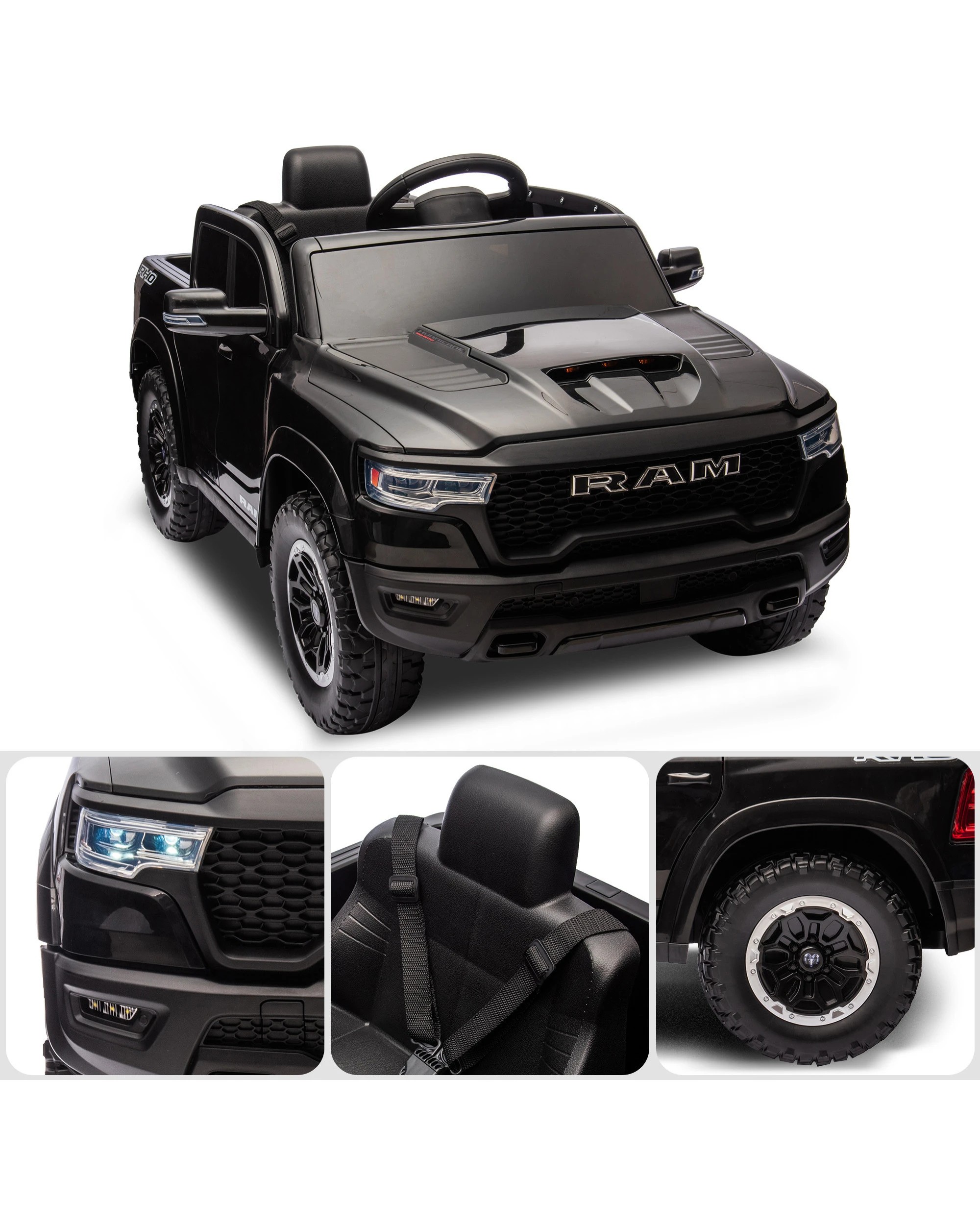 7 Kahuna Ram 1500 RHO Kids Electric Ride On Car with Remote Control, 7 of 8