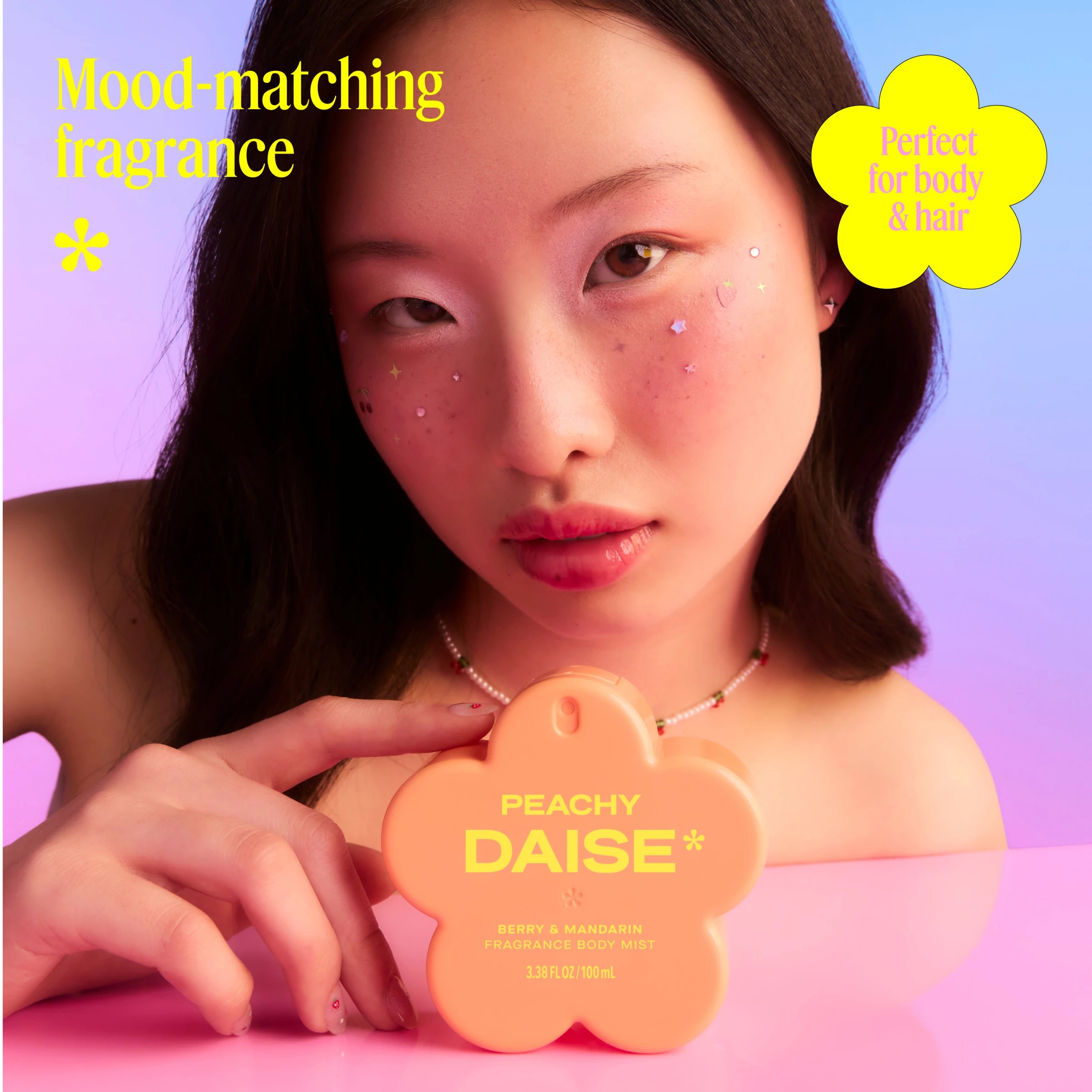 3 Daise Peachy Fragrance Body Mist 100ml - Berry and Mandarin, 3 of 6
