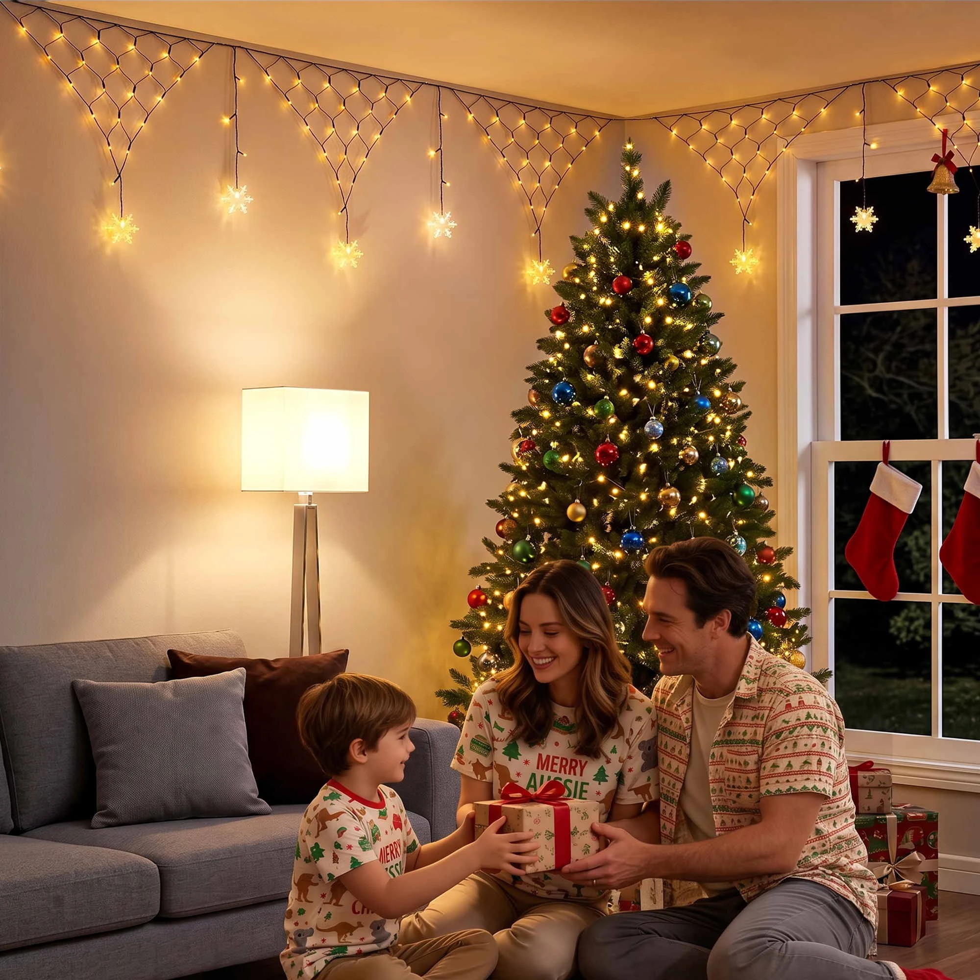 7 Jingle Jollys Christmas Lights Solar Fairy Lights Warm Christmas Decorations 4m - White, 7 of 7