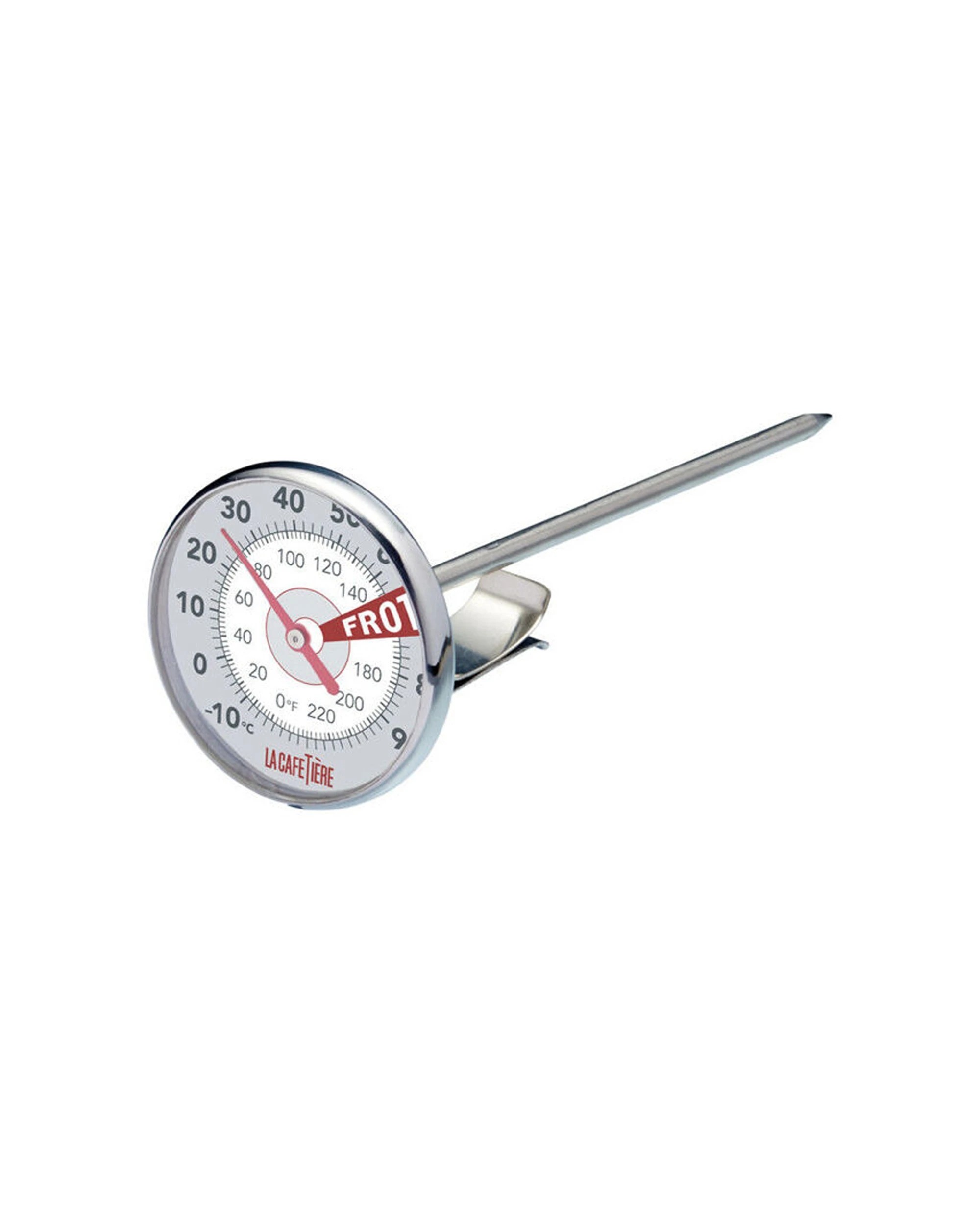 2 La Cafetiere 2x 14cm Stainless Steel Milk Frothing Thermometer - Silver, 2 of 6