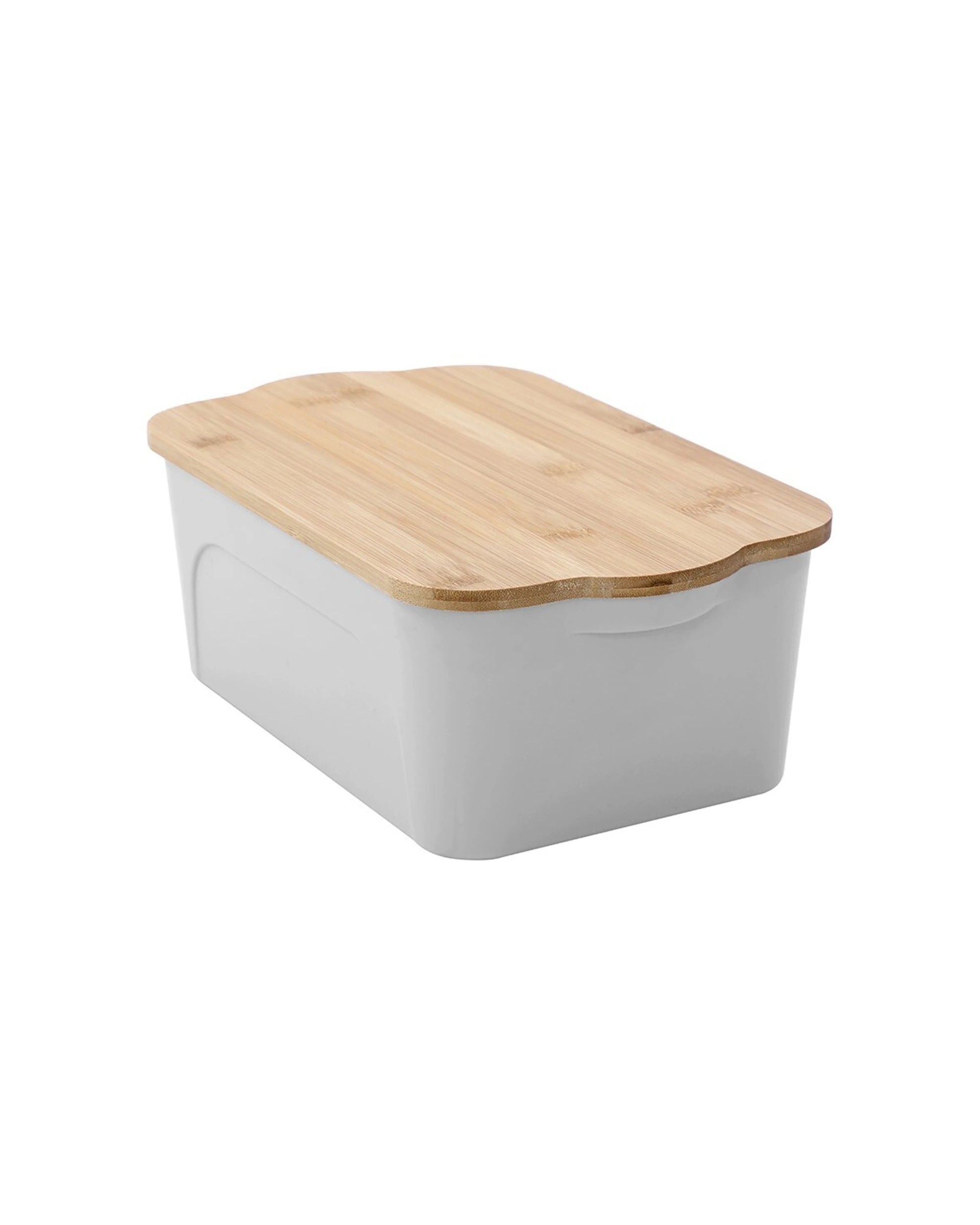 2 Boxsweden Reno Storage Box With Bamboo Lid 2 Pack 3.3L Stackable Durabl - Assorted, 2 of 5