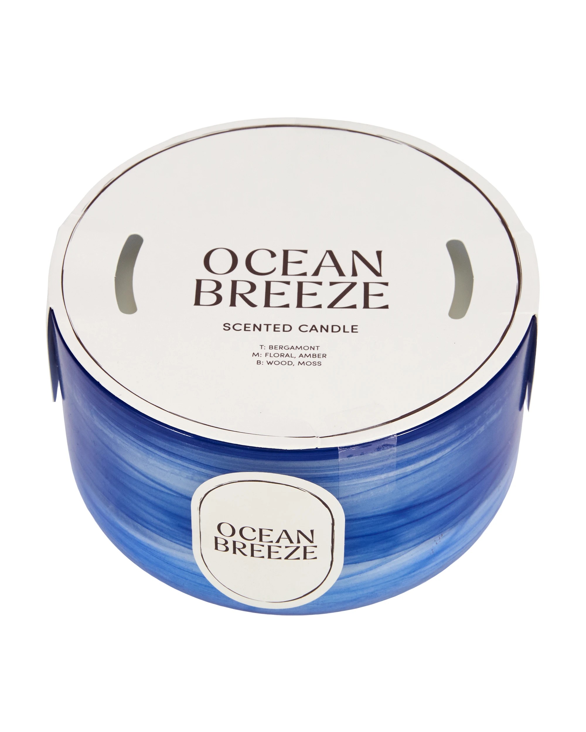 4 Ocean Breeze Swirl Candle, 4 of 5