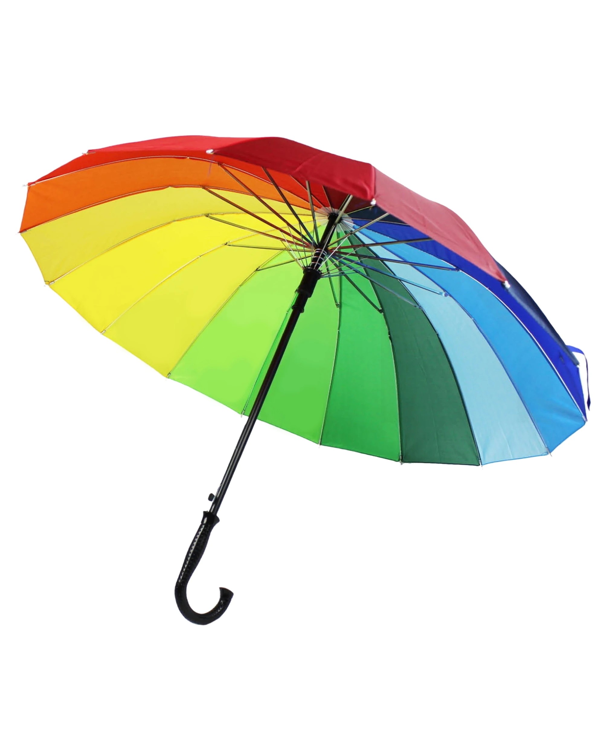 1 Partyrama Rainbow Umbrella - Rainbow, 1 of 2