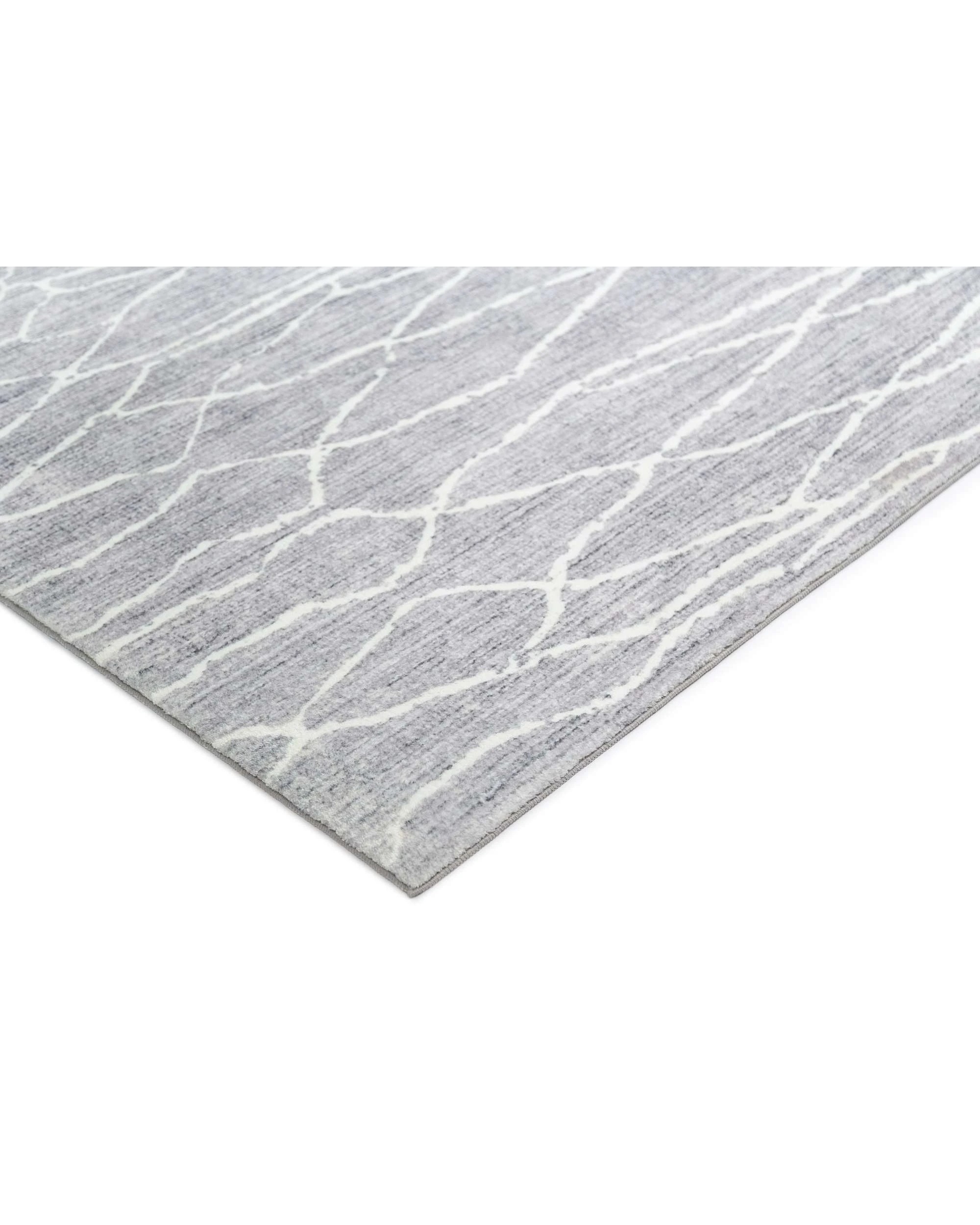 4 Loopsie Chaker Lined Washable Rug-330cm x 240cm - Grey, 4 of 6