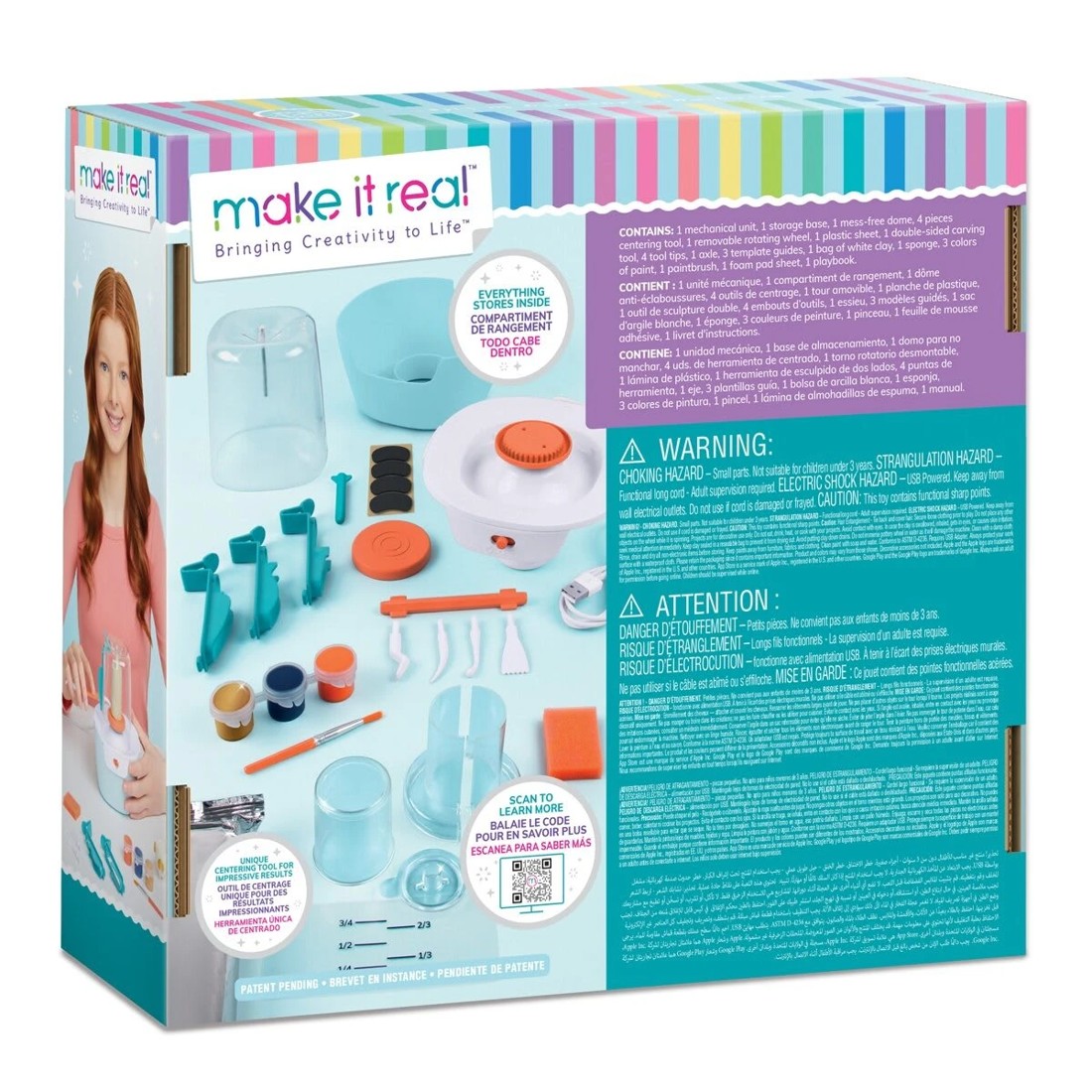 9 26 Piece Make It Real Mini Pottery Studio, 9 of 9