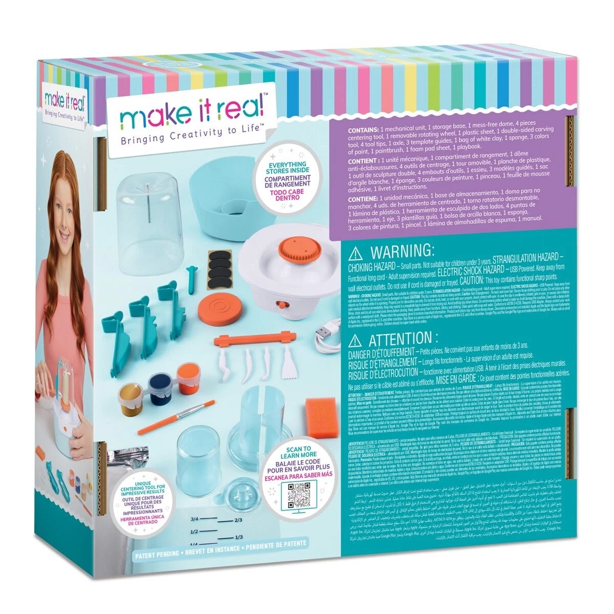 9 26 Piece Make It Real Mini Pottery Studio, 9 of 9