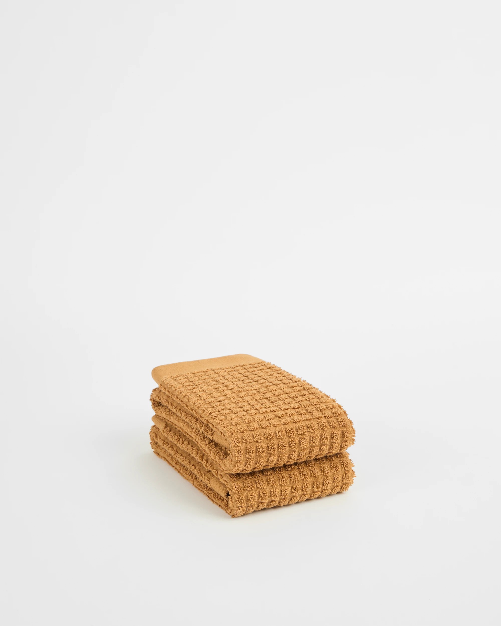 1 Target Cassie Textured Australian Cotton 2 Pack Hand Towel - Yellow, 1 of 1