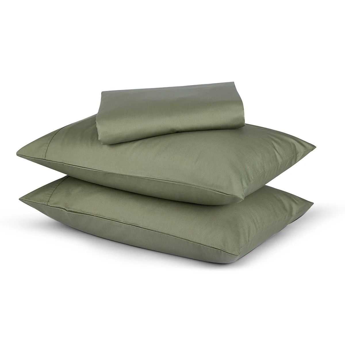 1 500 Thread Count Australian Grown Cotton Sheet Set - Double Bed, Forest, 1 of 7