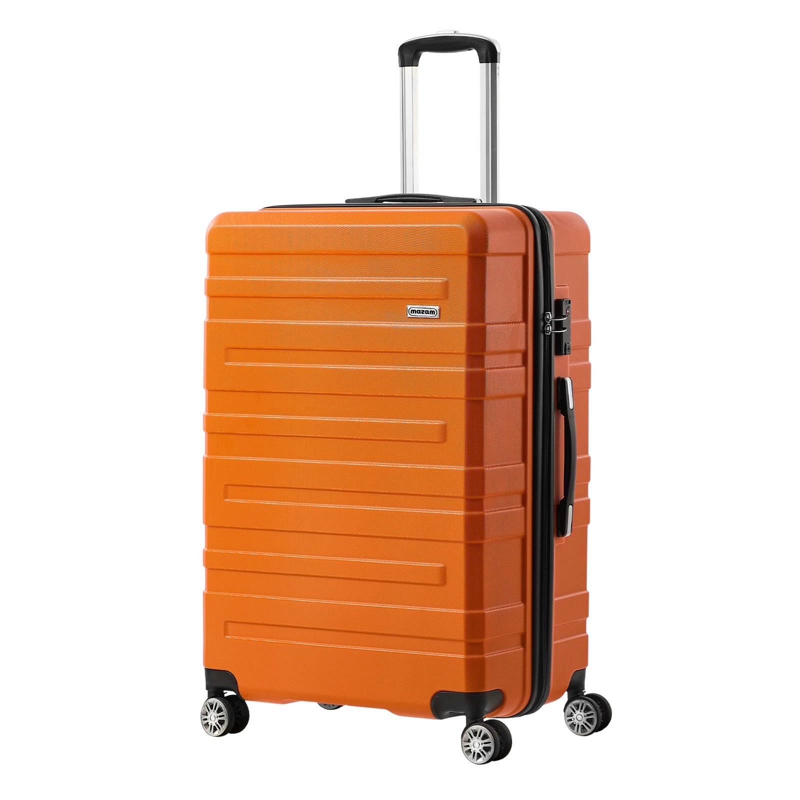 1 Mazam 28" Luggage Suitcase Travel TSA Lock Storage Hard Shell Case - Orange, 1 of 10