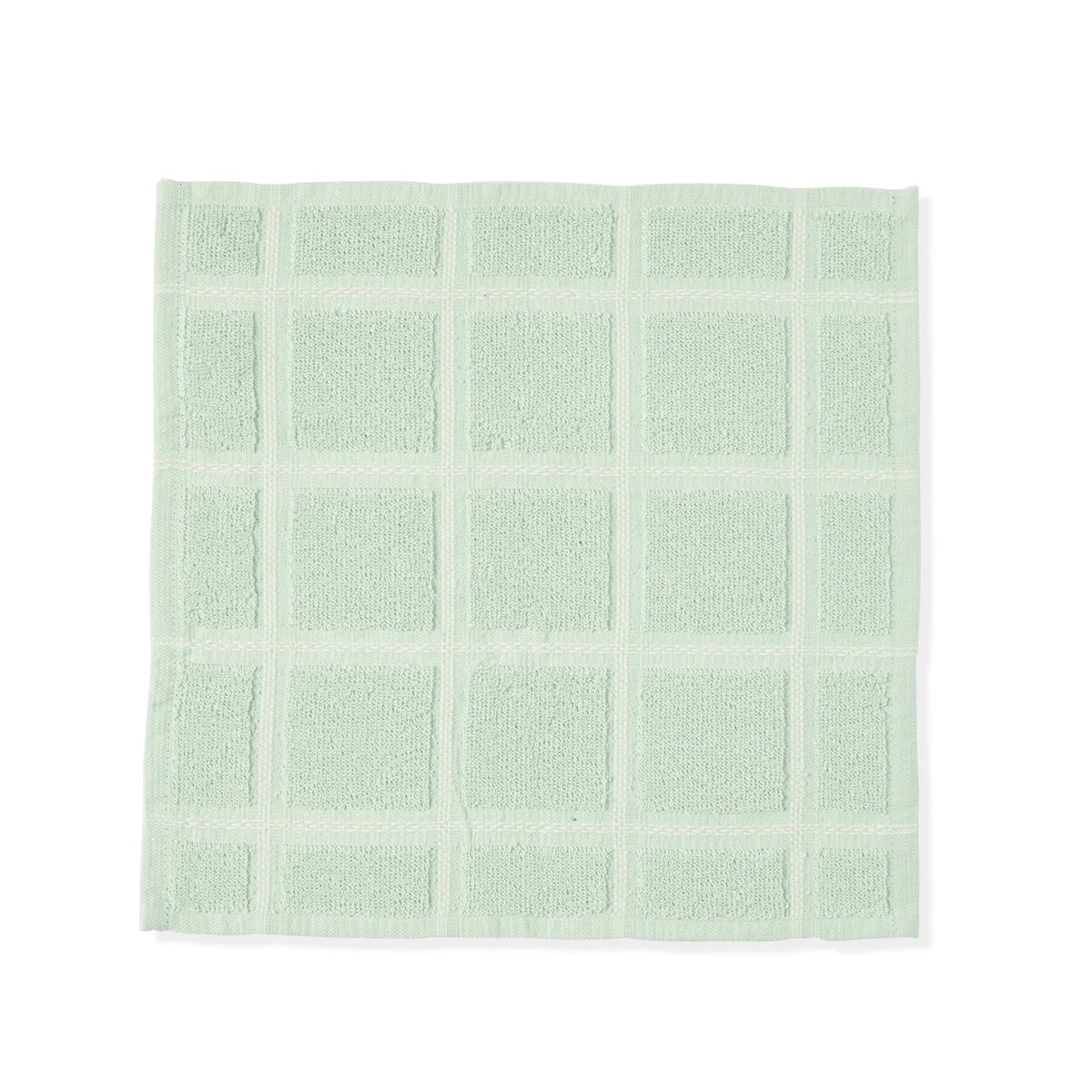 6 Pack of 3 Terry Dish Cloths - Green, 6 of 6