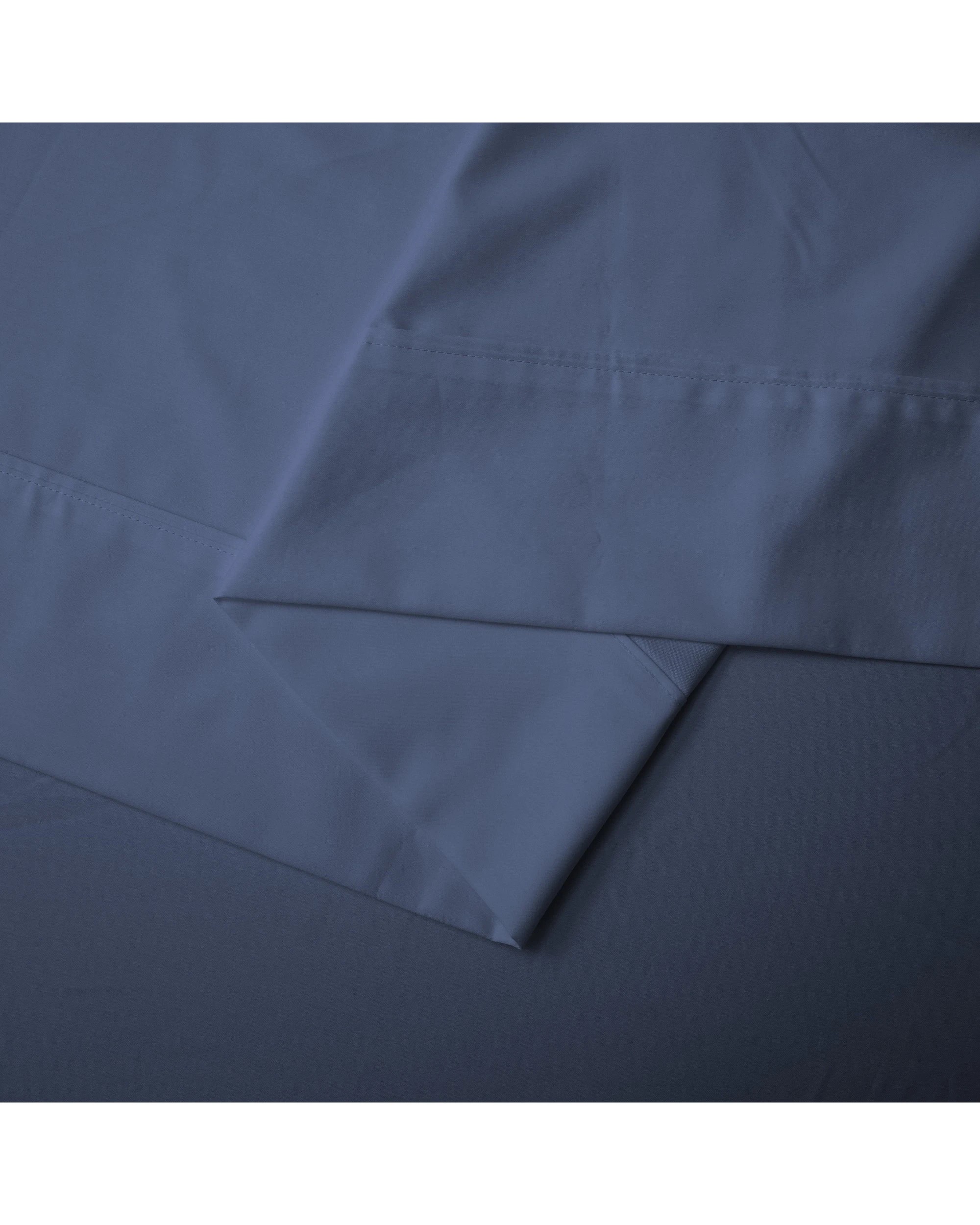5 Dreamaker 1500TC Cotton Rich Sateen Sheet Set - King Single Bed - Navy, 5 of 6