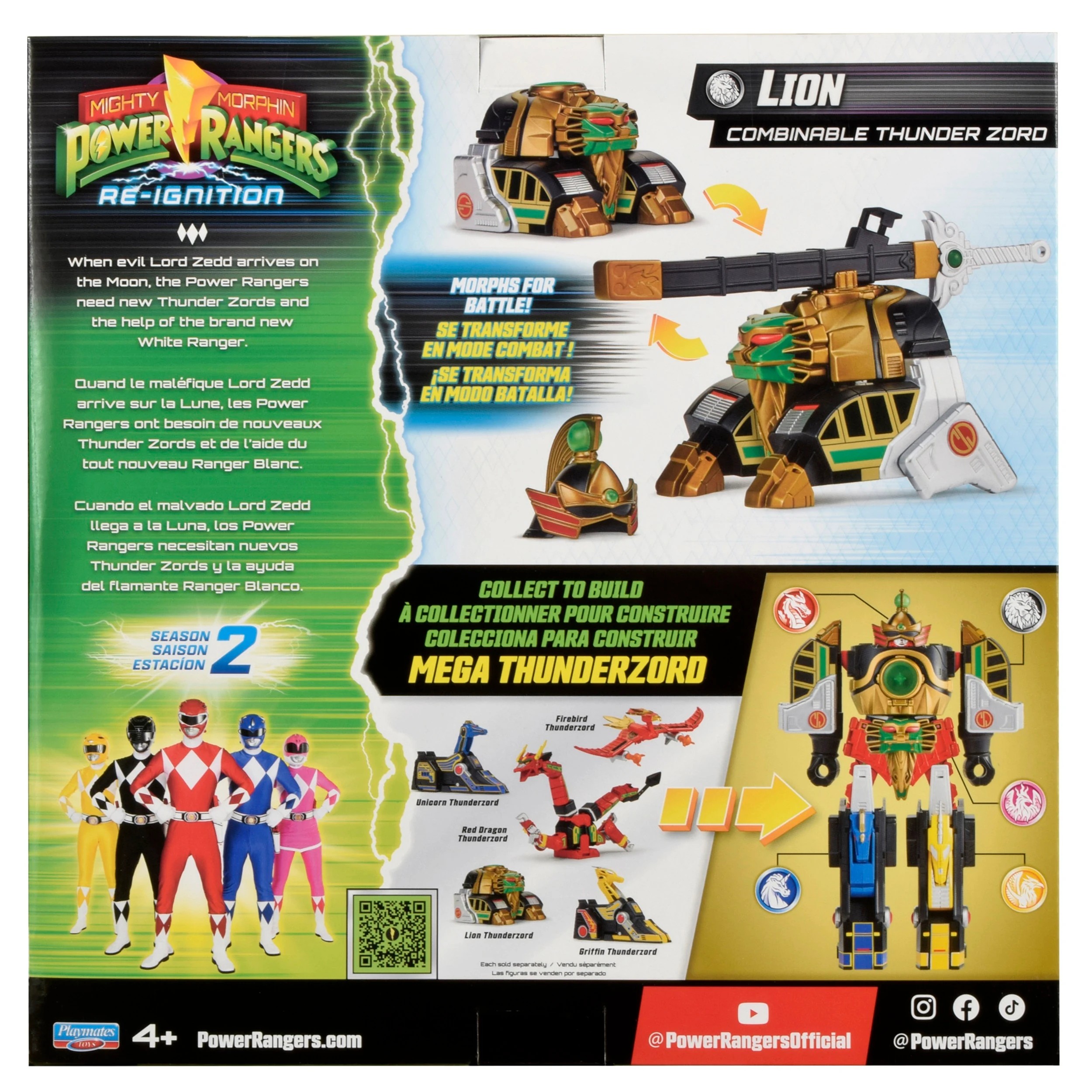 7 Power Rangers Complex Dinozord - Multi, 7 of 7