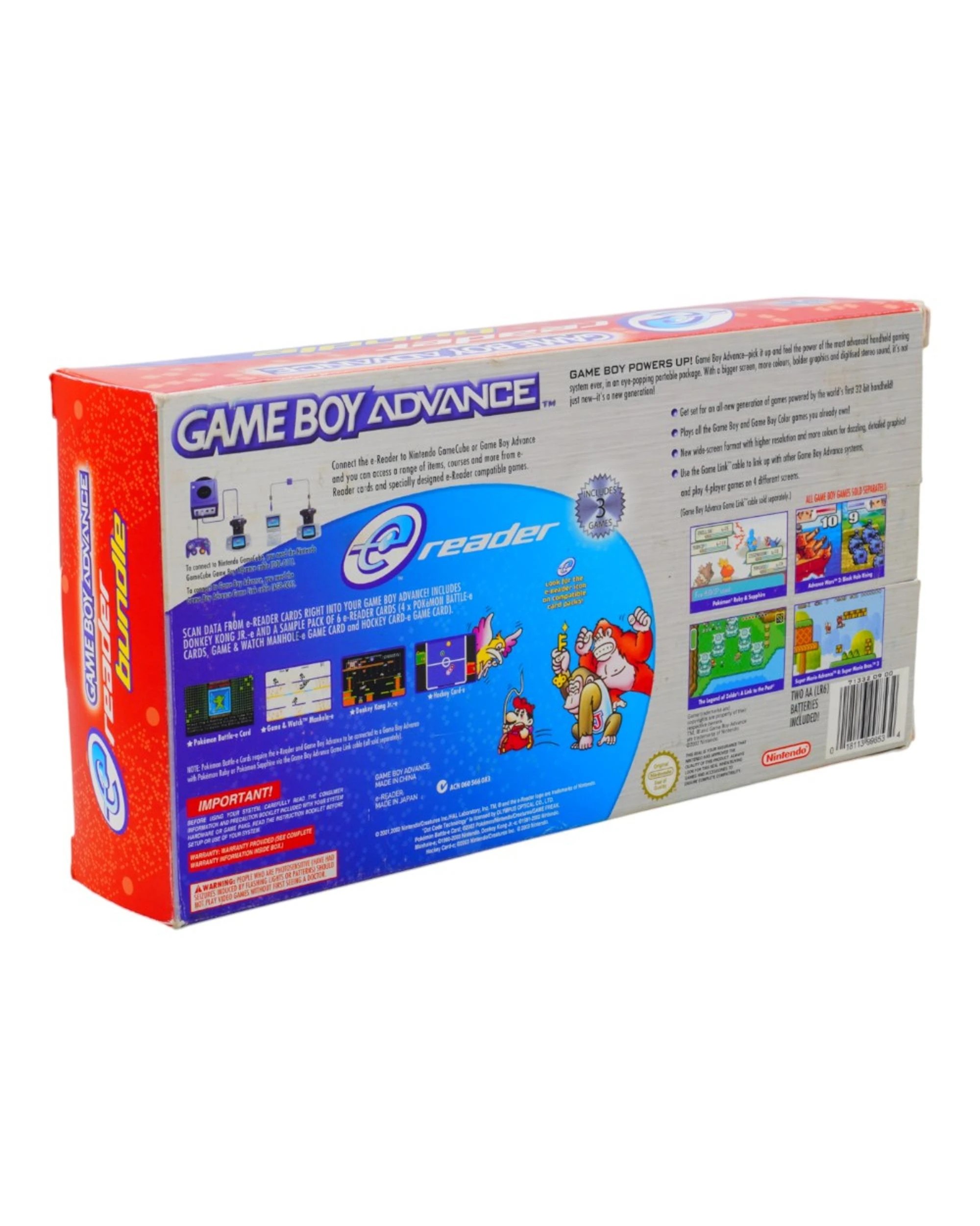 5 Nintendo Game Boy Advance Platnium E Reader Bundle - Silver, 5 of 7