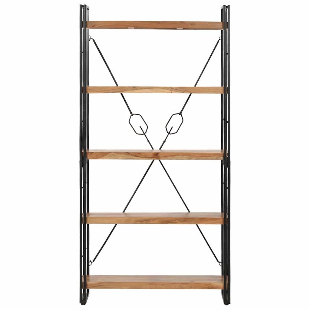 2 vidaXL Bookcase Industrial - Brown, 2 of 10