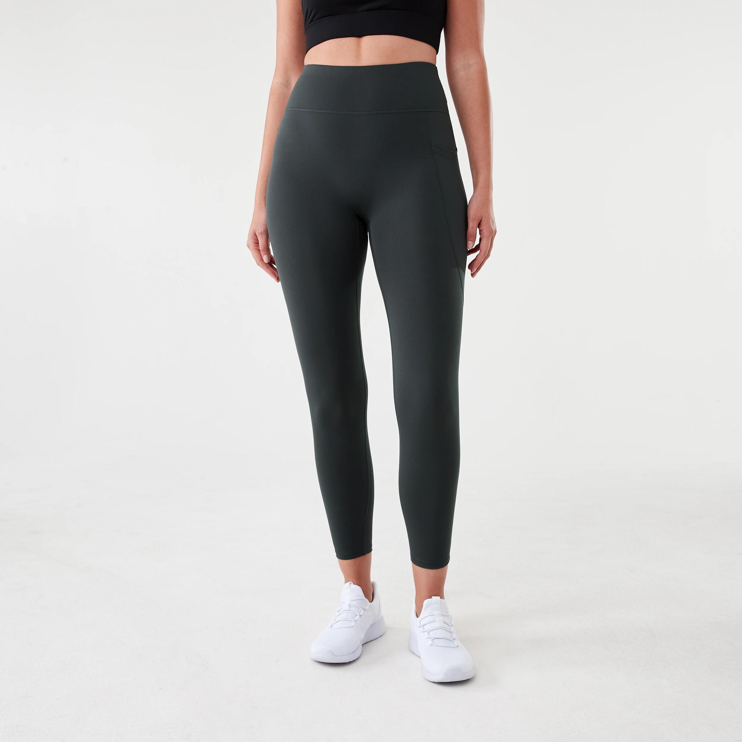 1 Active Womens Ultrasoft Leggings DISTANT GREY, 1 of 5