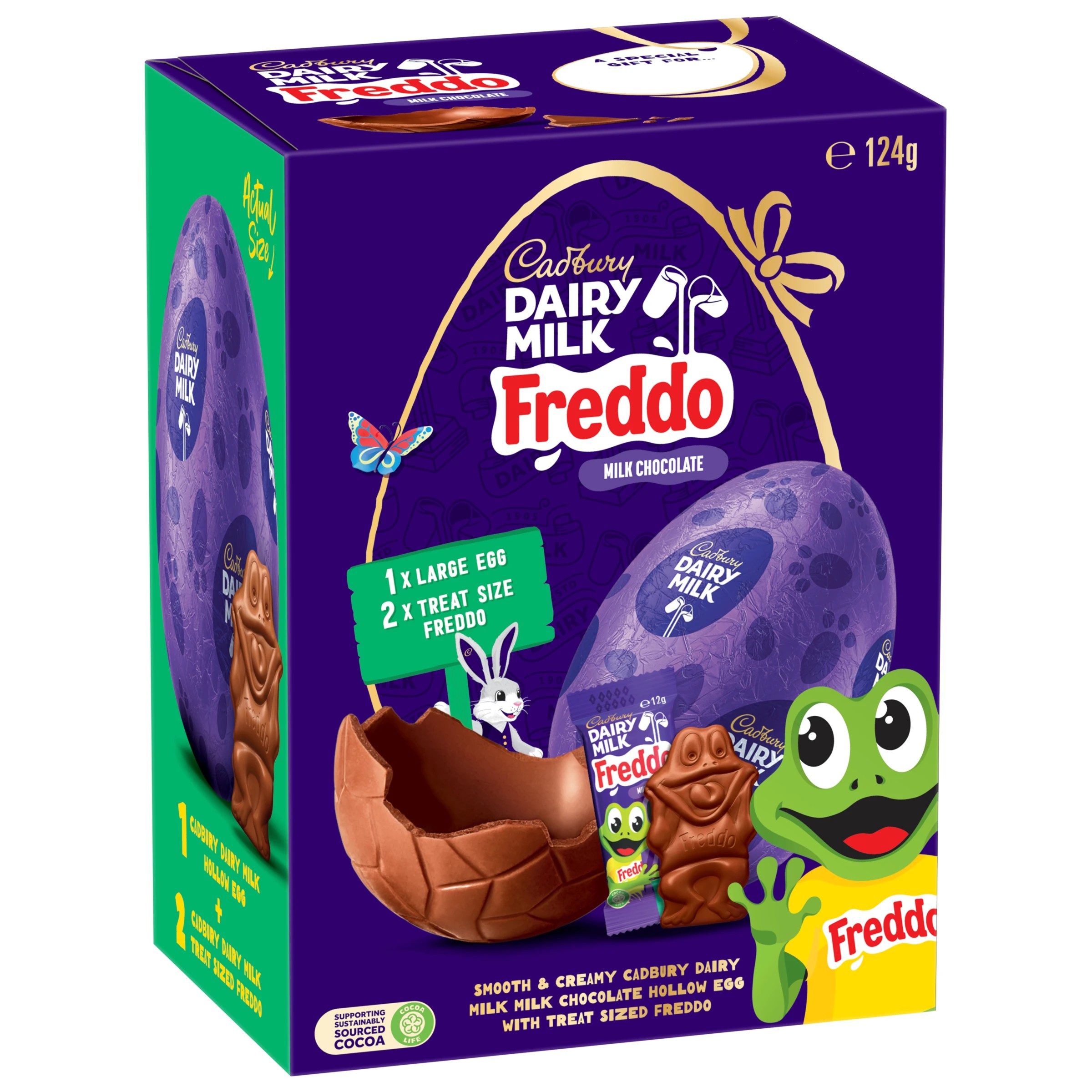 1 Cadbury Dairy Milk Freddo Milk Chocolate Gift Box 124g, 1 of 5