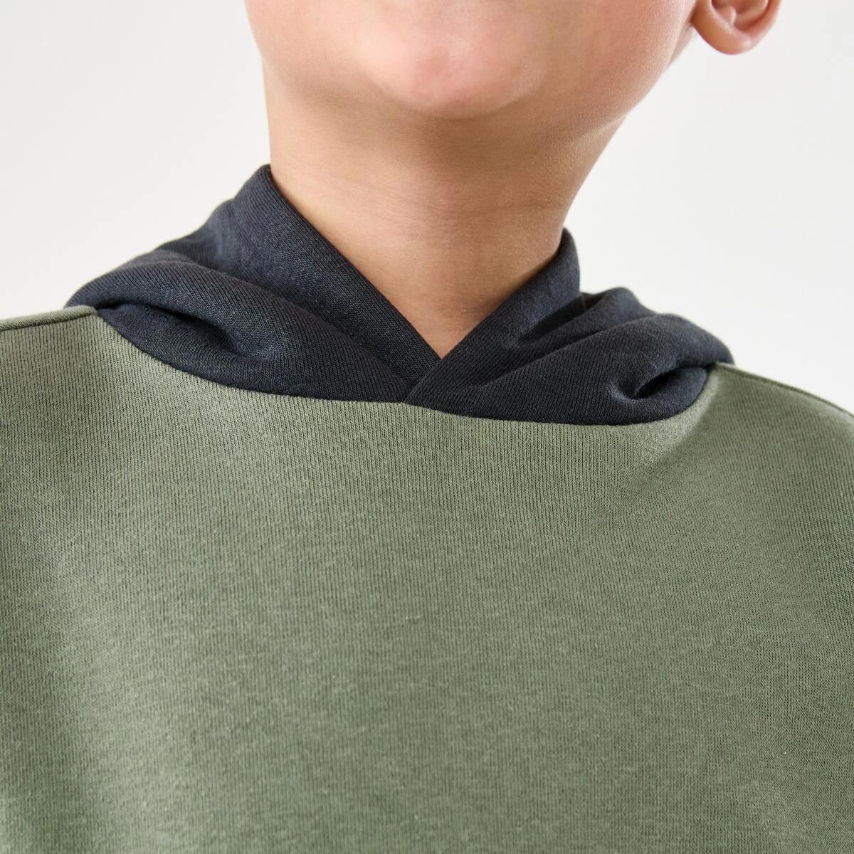 5 Colour Block Hoodie Sea Spray, 5 of 7