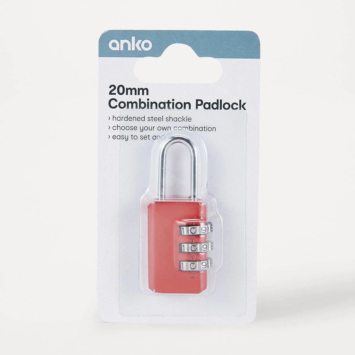 5 20mm Combination Padlock, 5 of 5