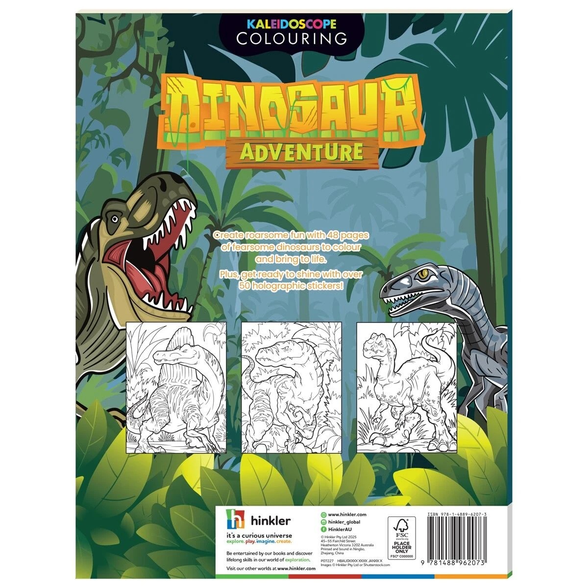 2 Kaleidoscope Colouring: Dinosaur Adventure - Book, 2 of 6