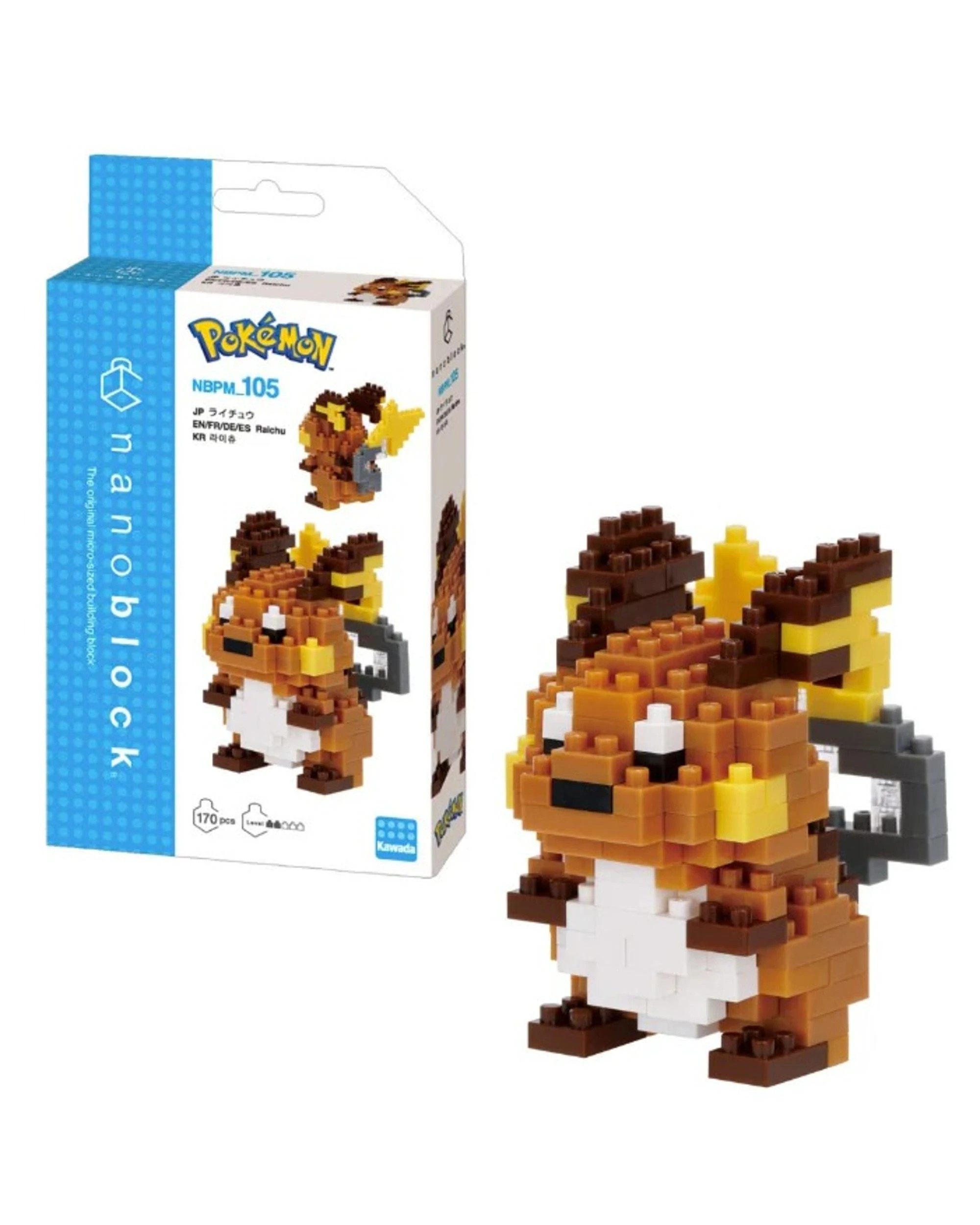 1 Nanoblock Pokemon Raichu, 1 of 6