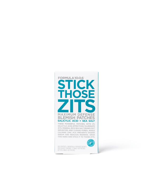 Formula 10.0.6 Stick Those Zits Maximum Defense Blemish Patches - Salicylic Acid and Sea Salt