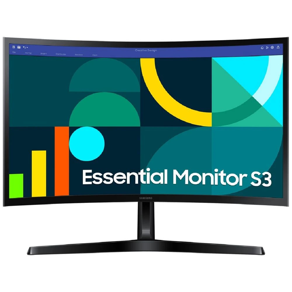 1 Samsung 24" FHD 100Hz 4ms VA Curved Monitor S36GD, 1 of 6