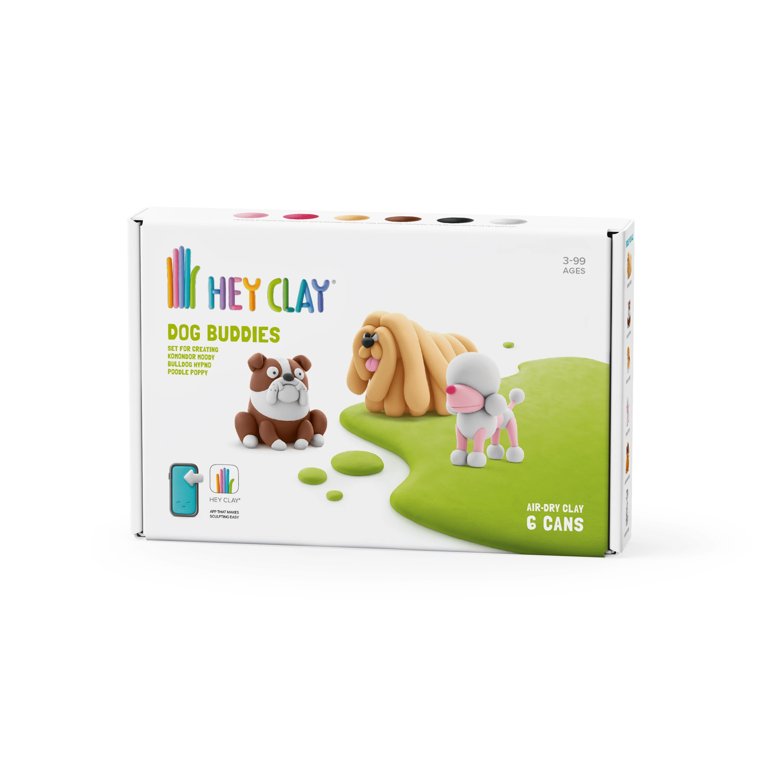 2 Hey Clay Dog Buddies - Multi, 2 of 7